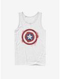 Marvel Captain America Spray Logo Tank, WHITE, hi-res