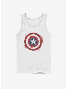Plus Size Marvel Captain America Spray Logo Tank, , hi-res