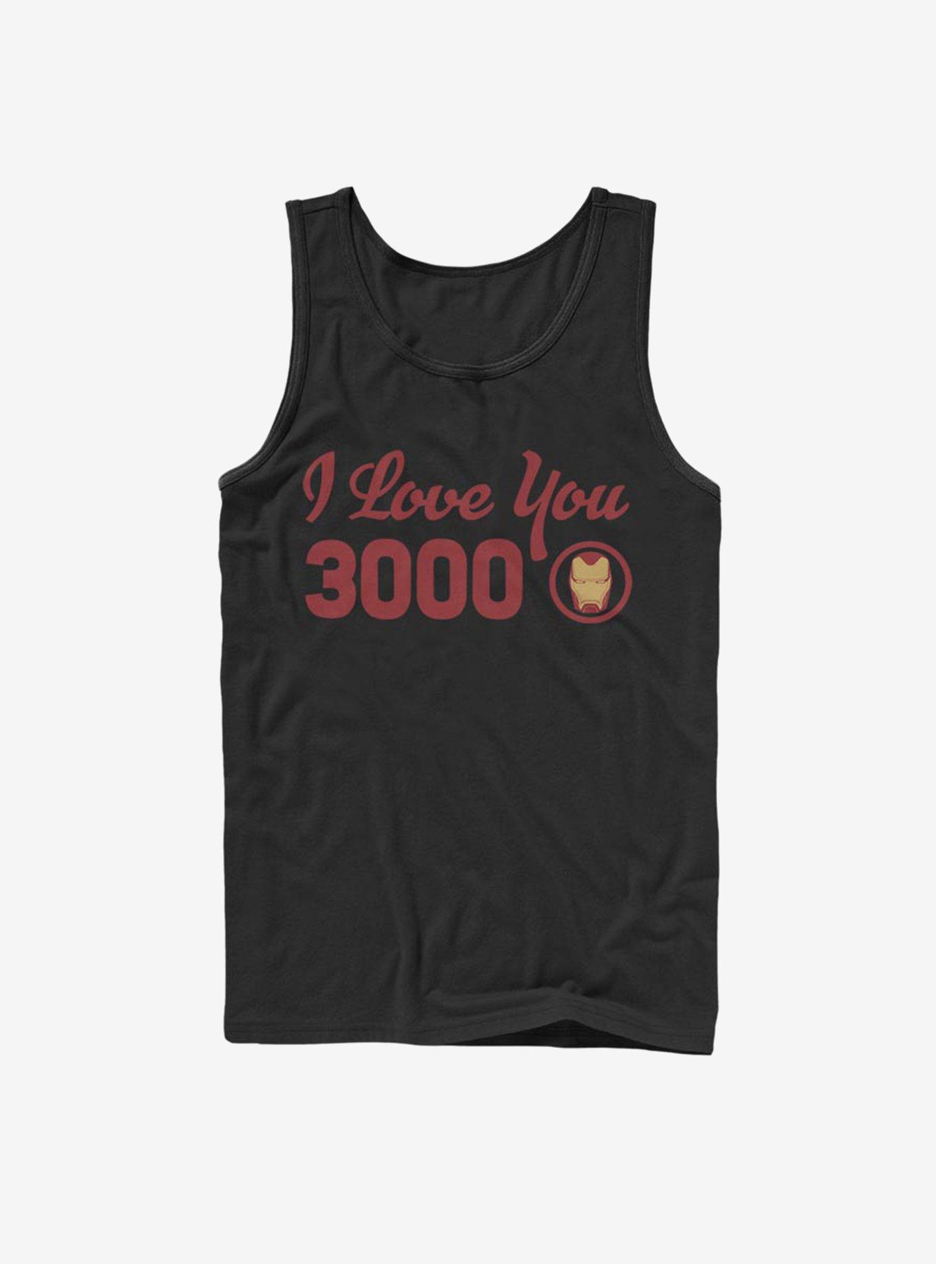 Marvel Avengers: Endgame Iron Man I Love You Icon Tank, BLACK, hi-res