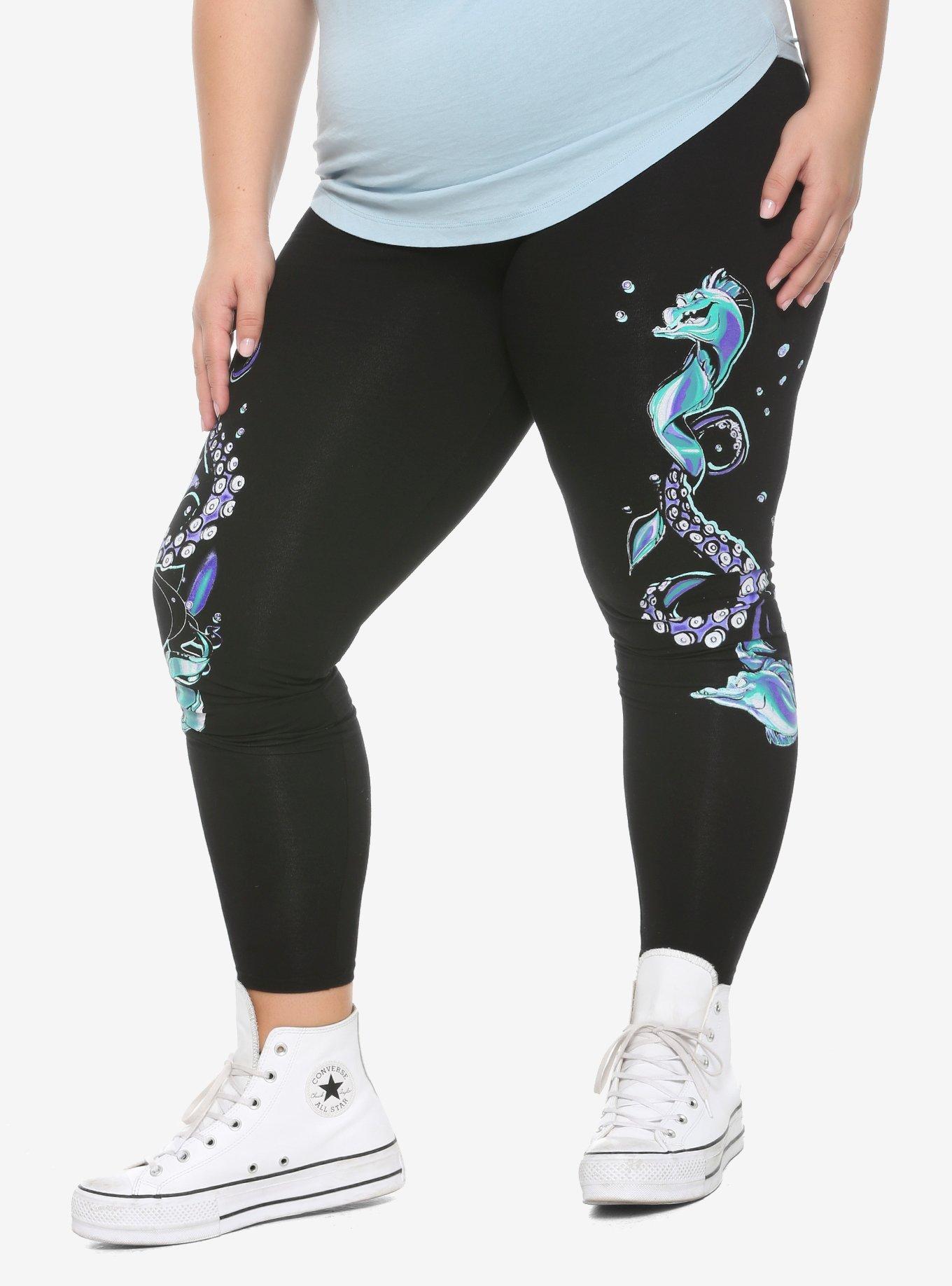 Disney The Little Mermaid Ursula & Eels Leggings Plus Size, MULTI, hi-res