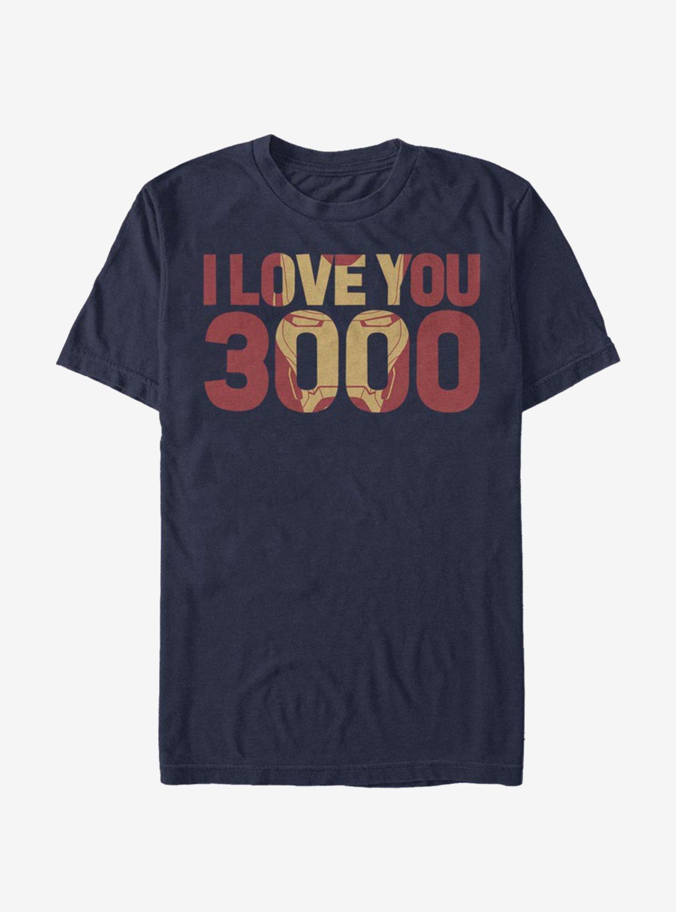 I love you store 3000 endgame shirt