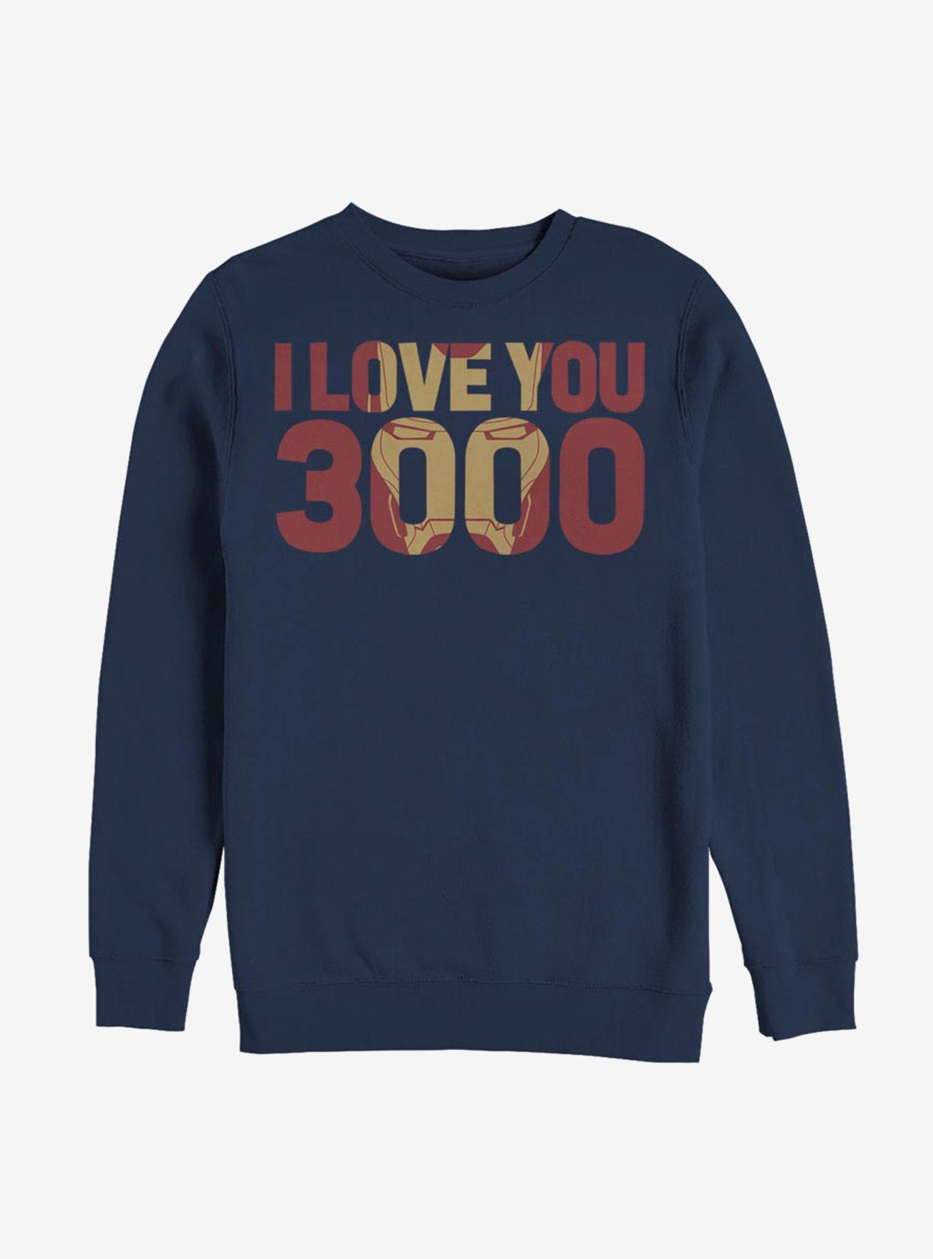 Marvel Avengers: Endgame Love You 3000 Sweatshirt, , hi-res