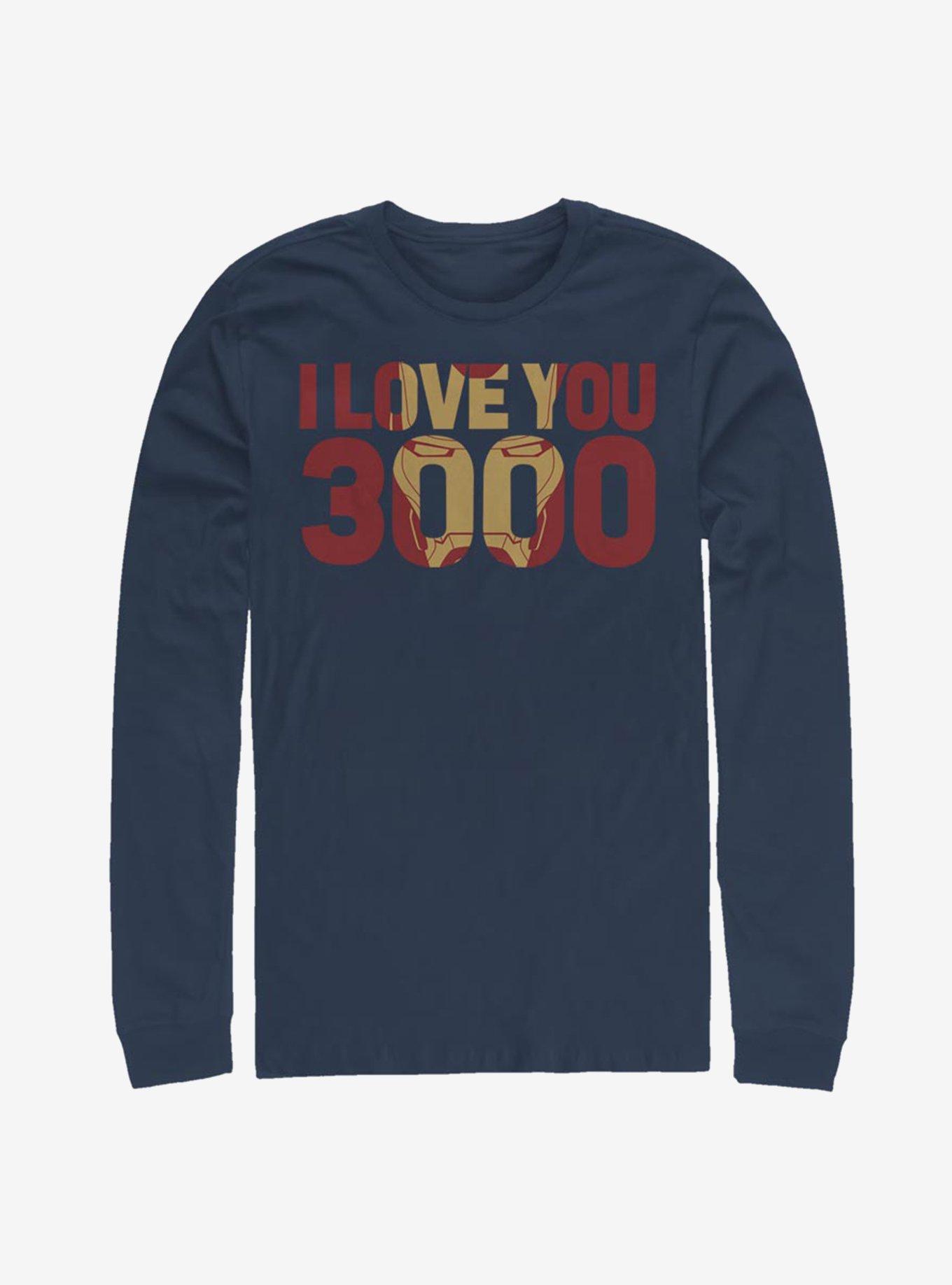 I love you 3000 2024 t shirt iron man