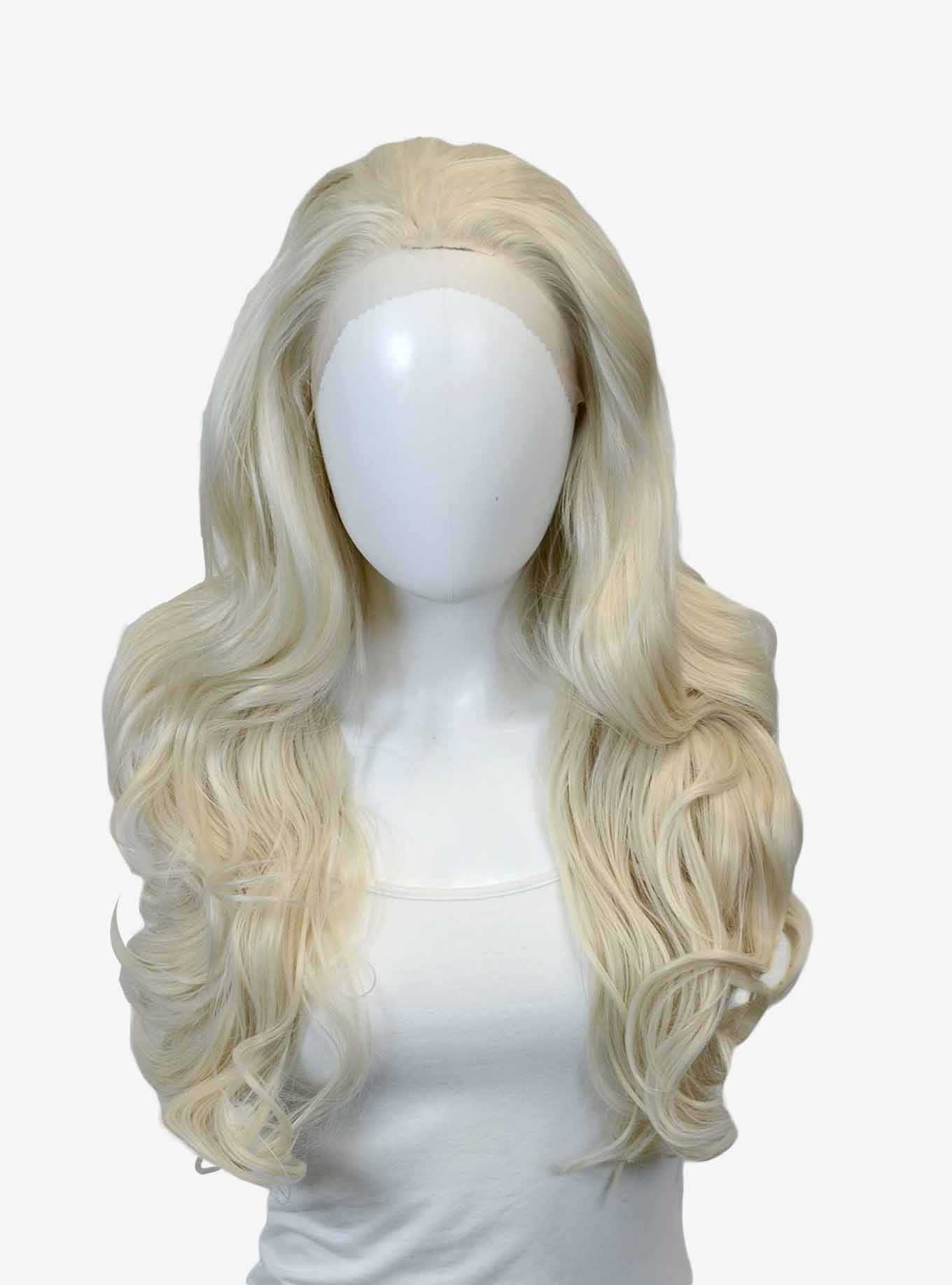 Epic Cosplay Astraea Platinum Blonde Long Wavy Lace Front Wig, , hi-res