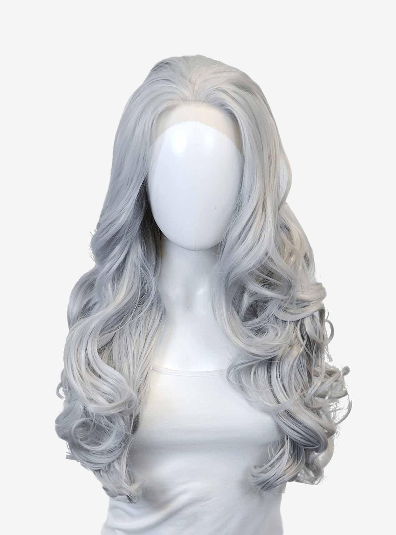 Epic Cosplay Astraea Silvery Grey Long Wavy Lace Front Wig, , hi-res