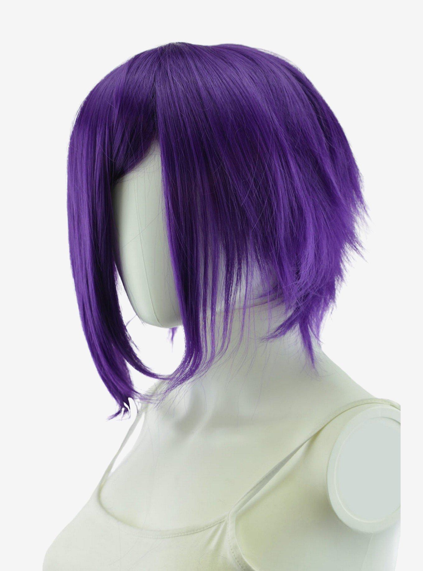 Epic Cosplay Aphrodite Royal Purple Long Bang Layered Short Wig, , hi-res