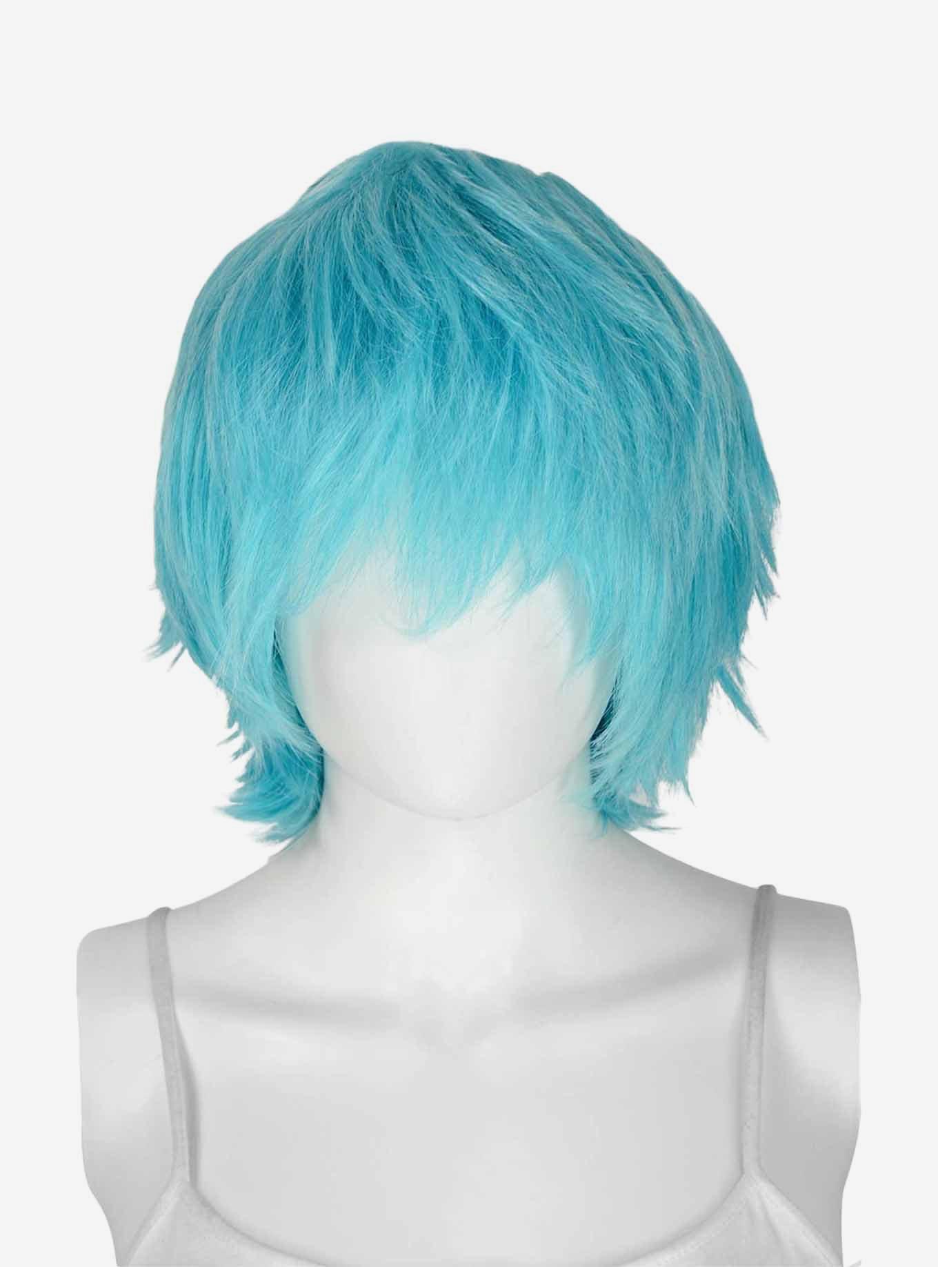 Epic Cosplay Apollo Anime Blue Mix Shaggy Wig for Spiking , , hi-res