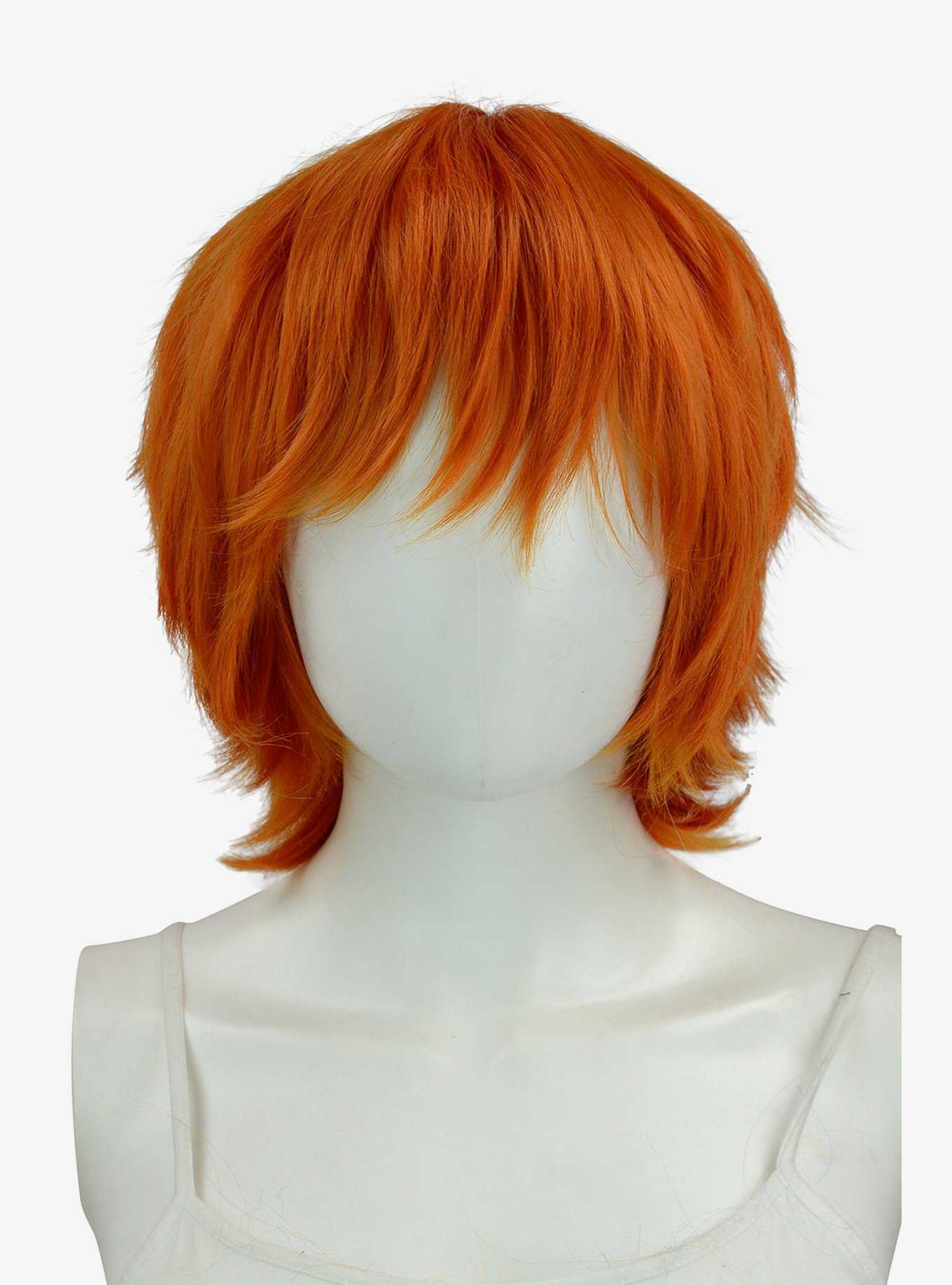 Epic Cosplay Apollo Autumn Orange Shaggy Wig for Spiking , , hi-res