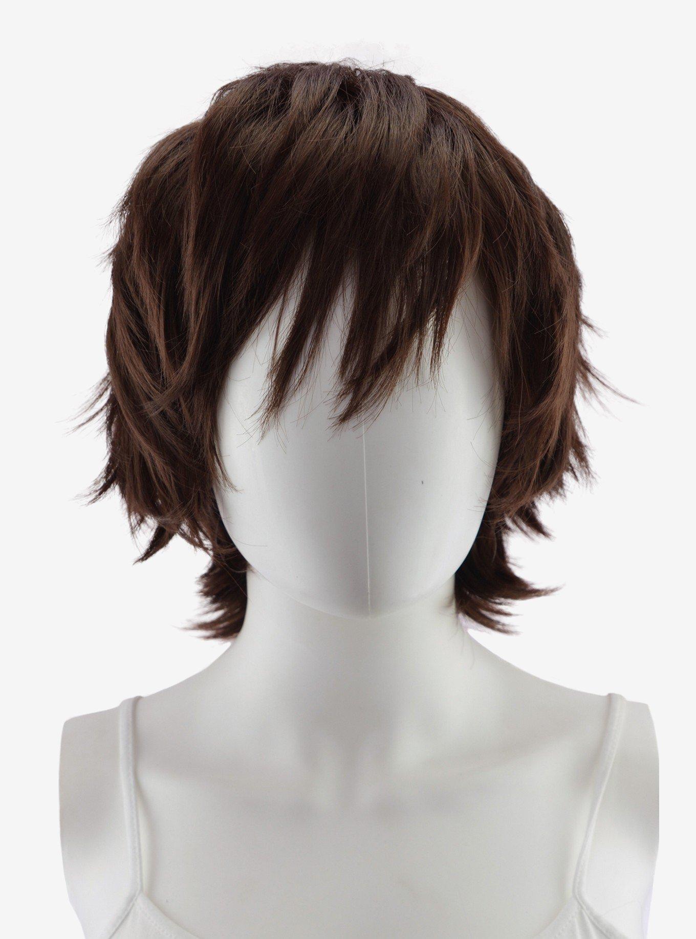 Epic Cosplay Apollo Dark Brown Shaggy Wig for Spiking, , hi-res