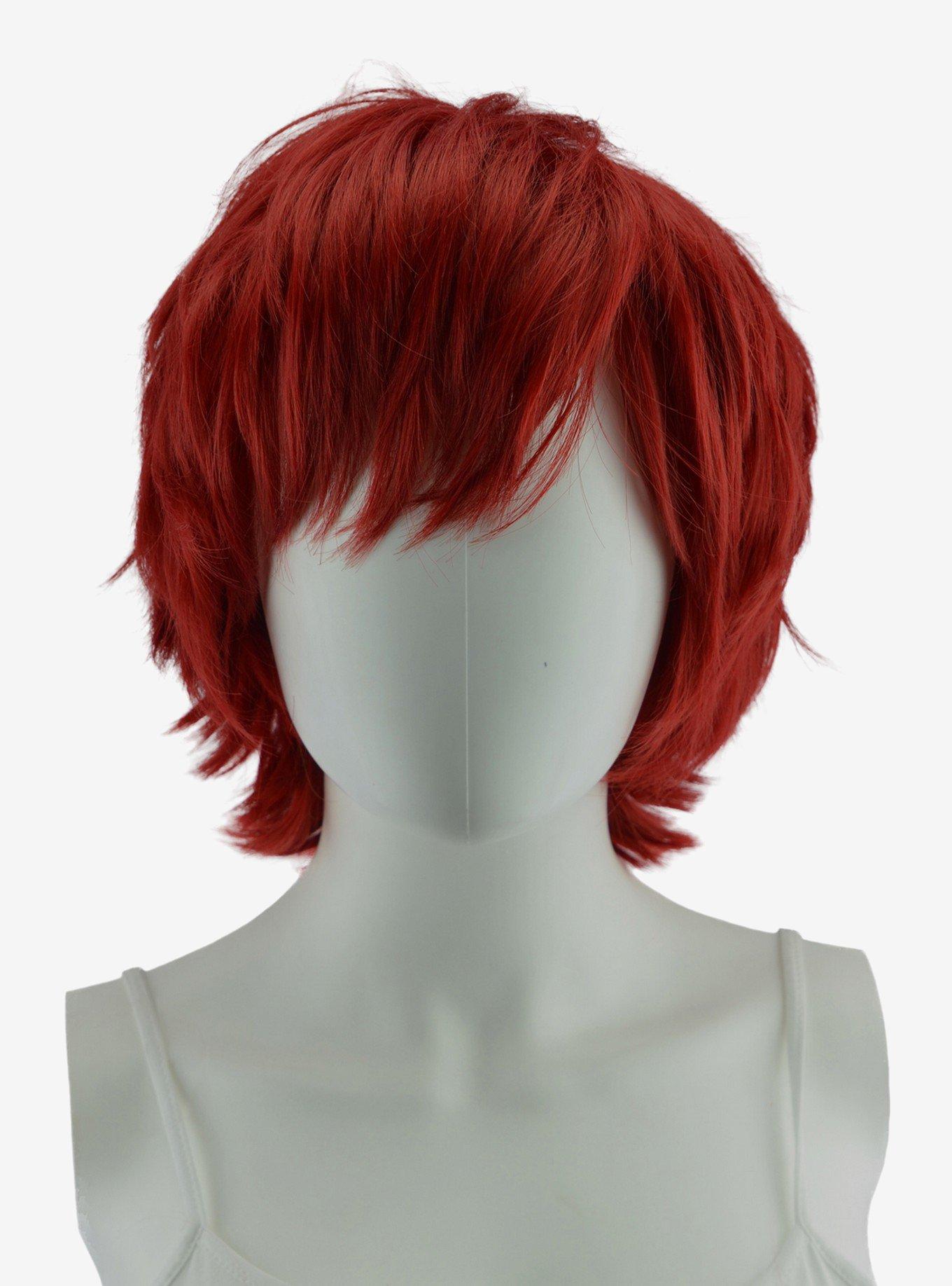 Epic Cosplay Apollo Dark Red Shaggy Wig for Spiking , , hi-res