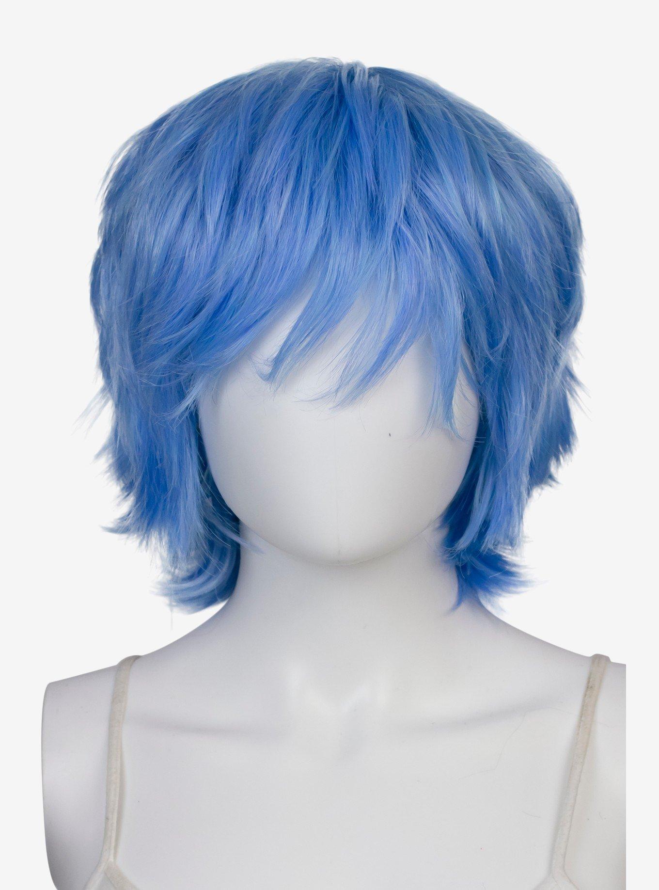 Epic Cosplay Apollo Light Blue Mix Shaggy Wig for Spiking , , hi-res