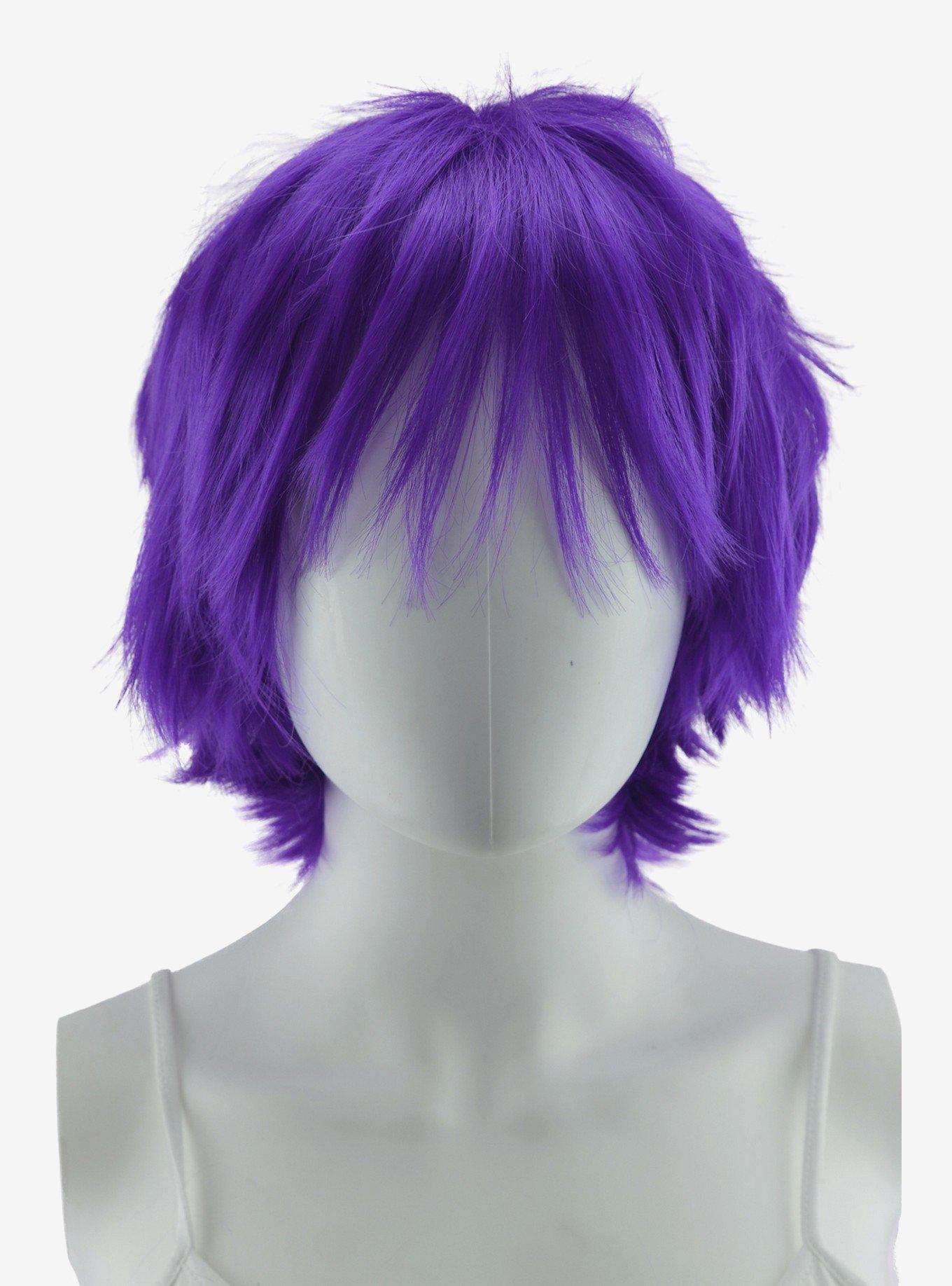 Epic Cosplay Apollo Lux Purple Shaggy Wig for Spiking , , hi-res