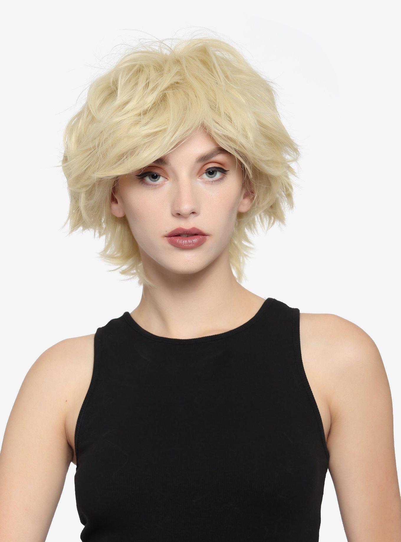 Epic Cosplay Apollo Natural Blonde Shaggy Wig for Spiking , , hi-res