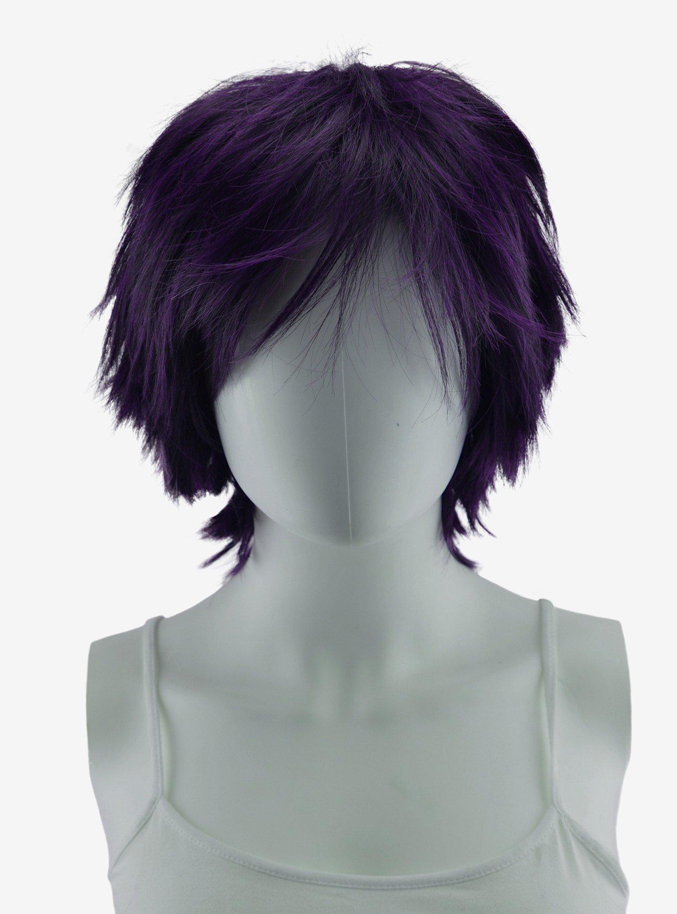 Epic Cosplay Apollo Purple Black Fusion Shaggy Wig for Spiking 