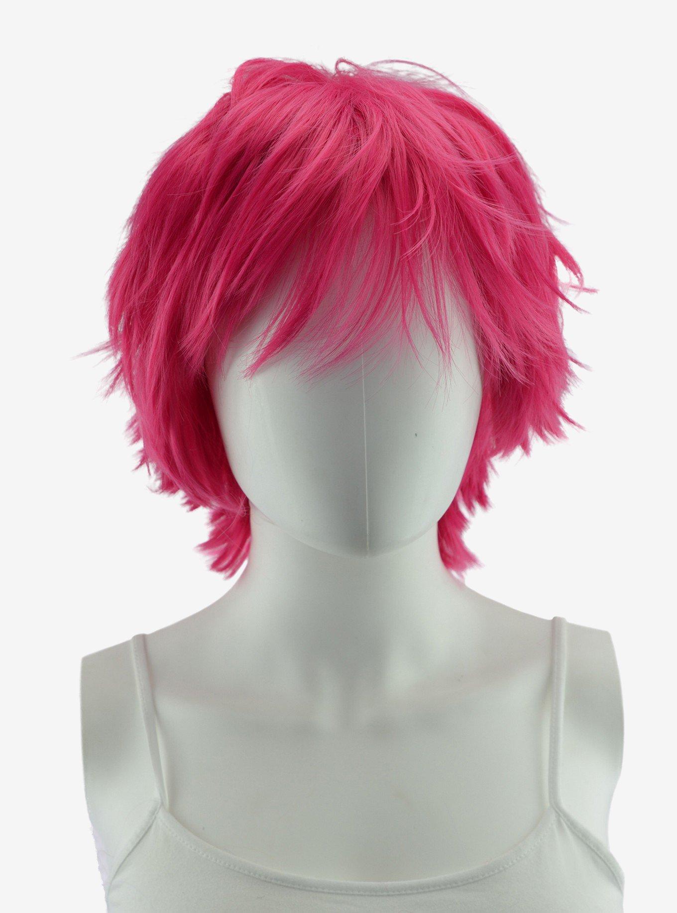 Epic Cosplay Apollo Raspberry Pink Shaggy Wig for Spiking , , hi-res