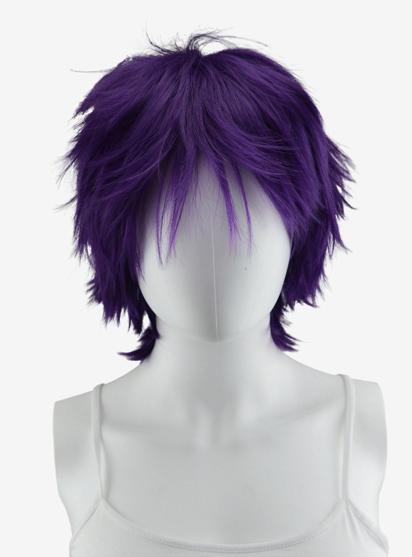 Epic Cosplay Apollo Royal Purple Shaggy Wig for Spiking , , hi-res