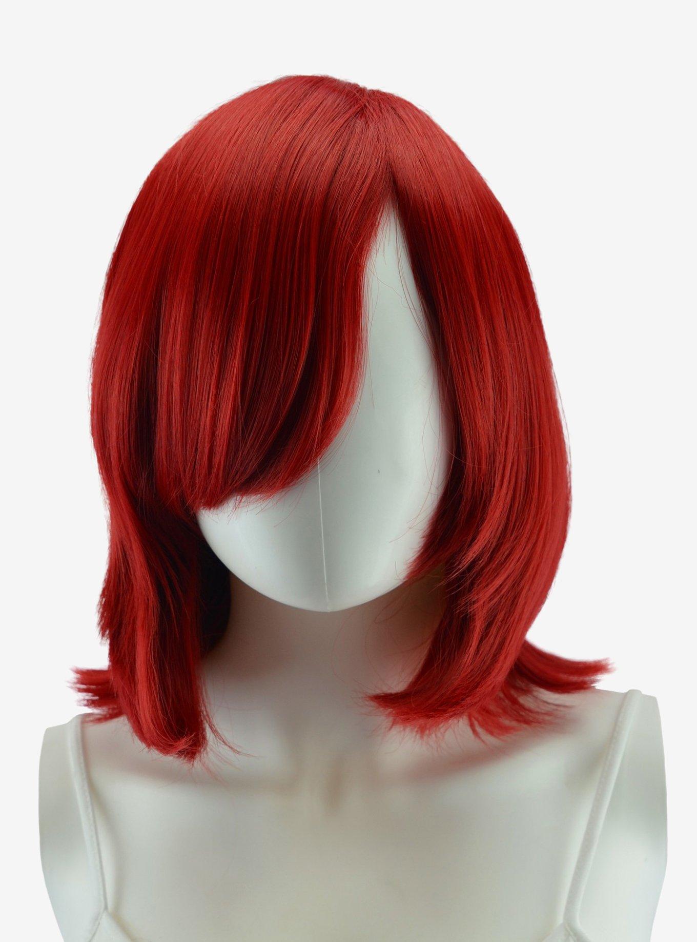 Epic Cosplay Aura Dark Red Long Bob Wig, , hi-res