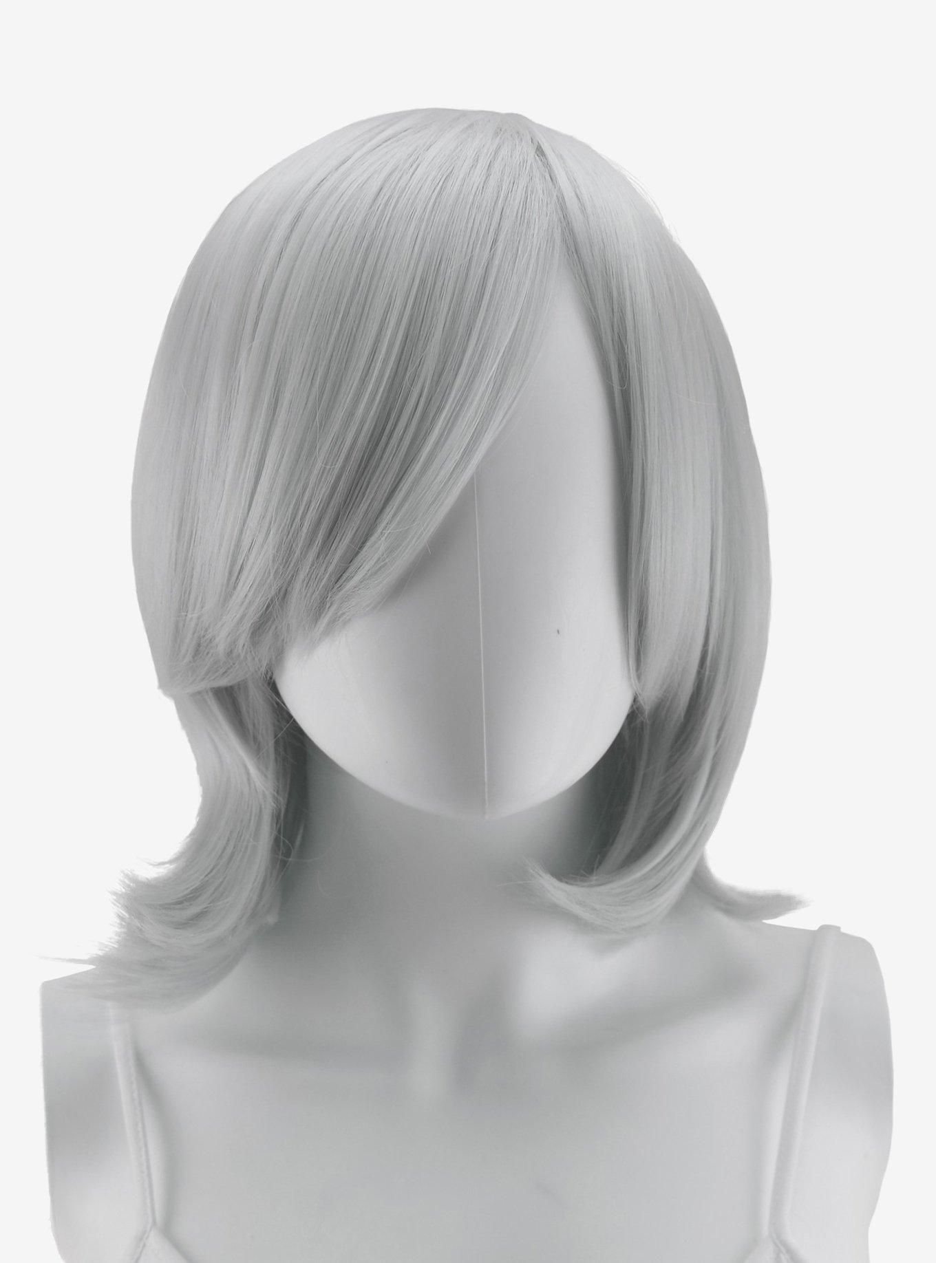 Epic Cosplay Aura Silvery Grey Long Bob Wig, , hi-res