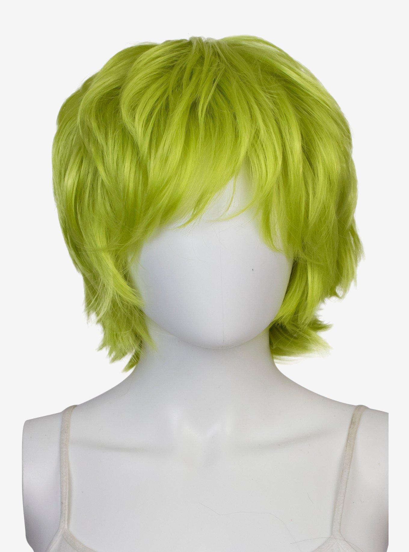 Epic Cosplay Apollo Tea Green Shaggy Wig for Spiking , , hi-res