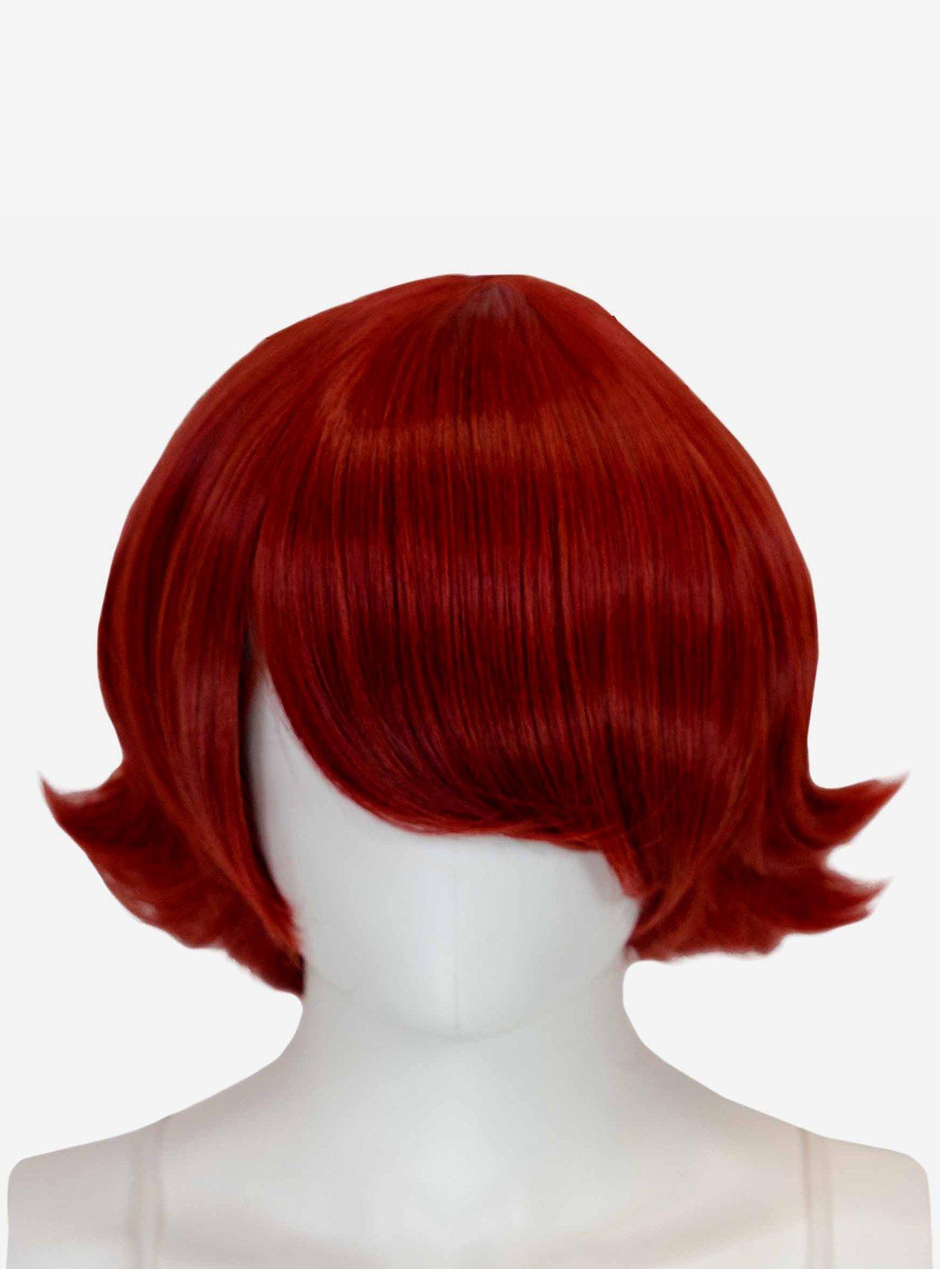 Hot Topic Epic Cosplay Artemis Dark Red Short Layered Wig