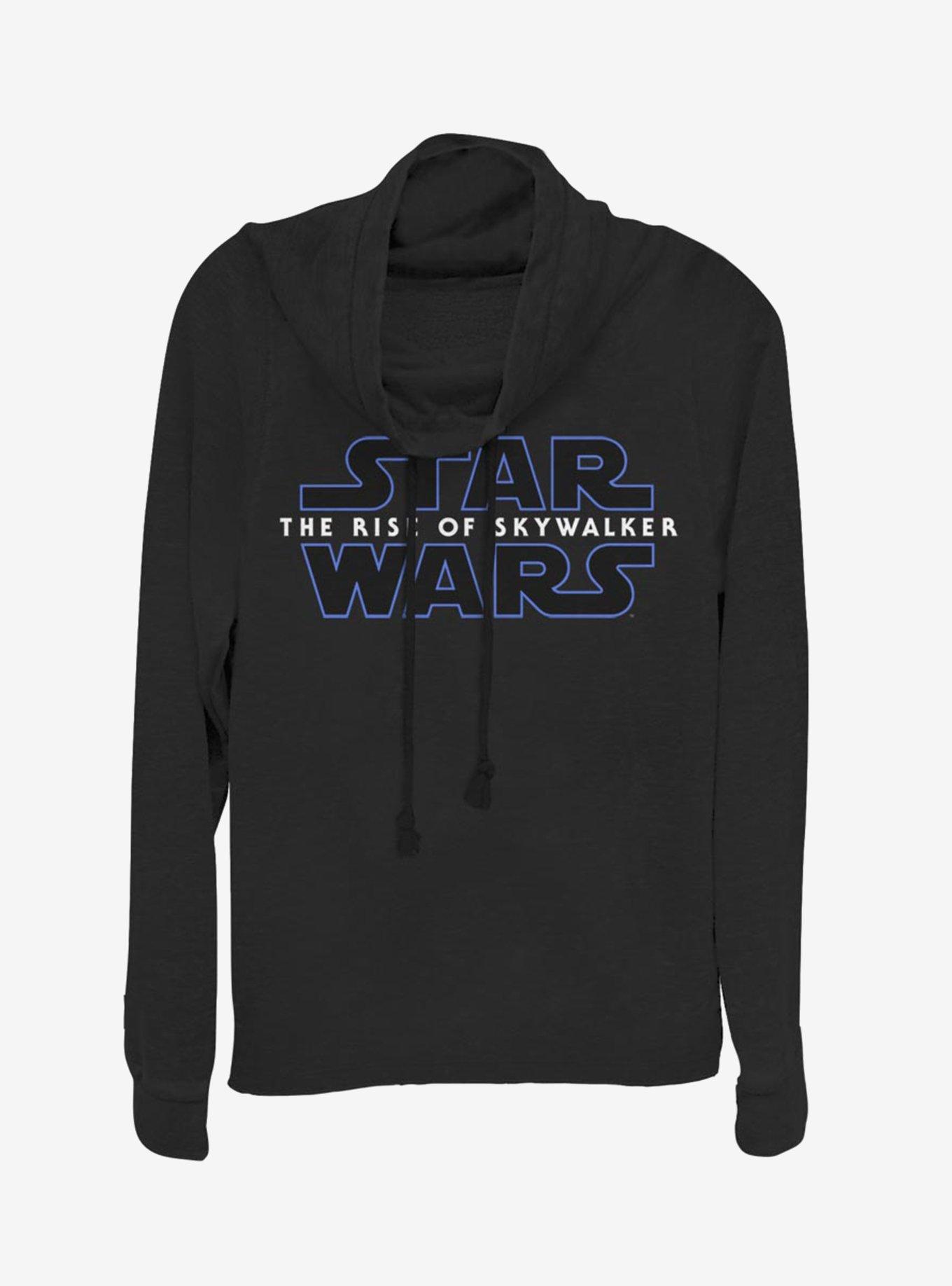 Star Wars Episode IX The Rise of Skywalker  Logo Cowl Neck Long-Seeve Girls Top, , hi-res