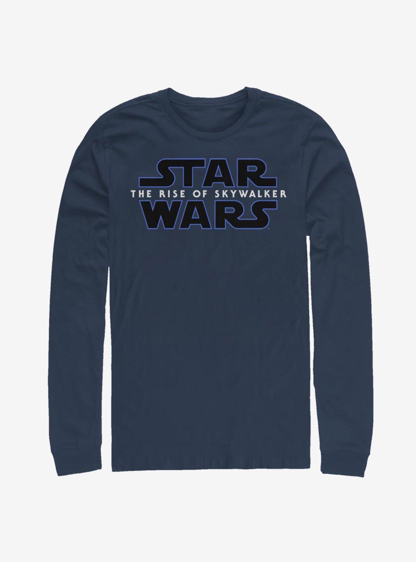 Star Wars Episode IX The Rise of Skywalker  Logo Long-Sleeve T-Shirt, NAVY, hi-res