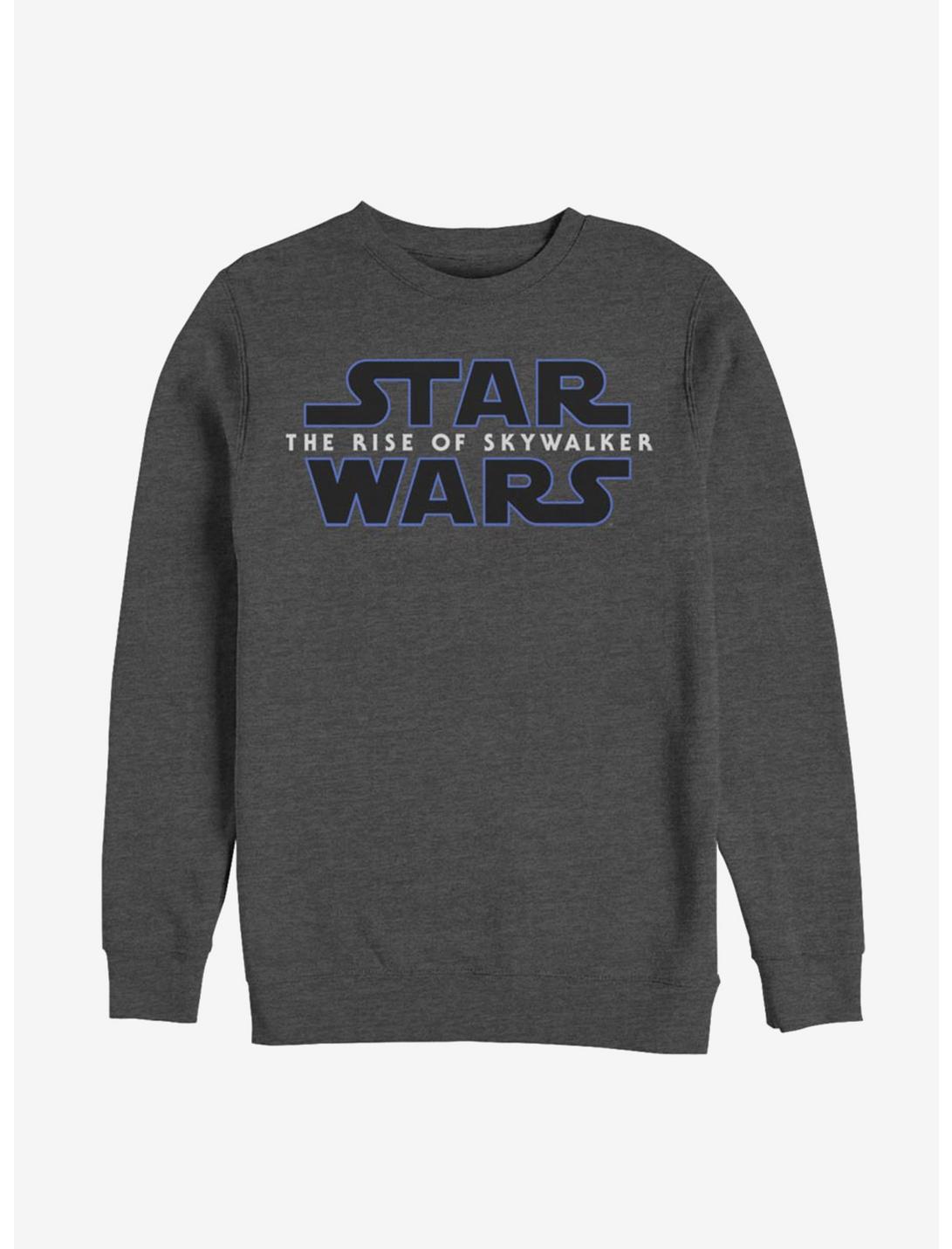 Star Wars Episode IX The Rise of Skywalker  Logo Sweatshirt, CHAR HTR, hi-res