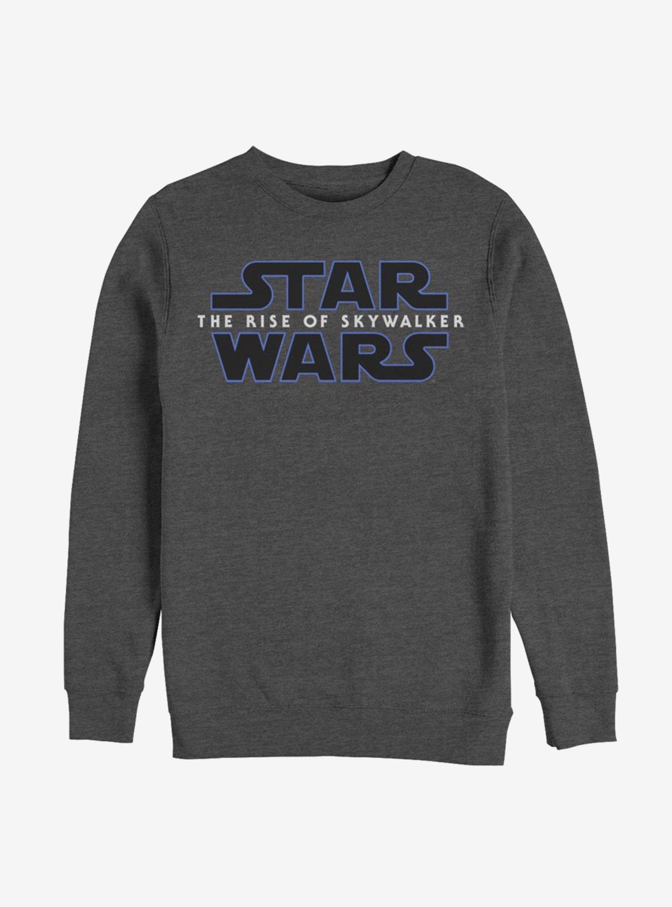 Star Wars Episode IX The Rise of Skywalker  Logo Sweatshirt, CHAR HTR, hi-res