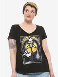 The Nightmare Before Christmas Jack Skellington Art Deco Girls T-Shirt Plus Size, MULTI, hi-res