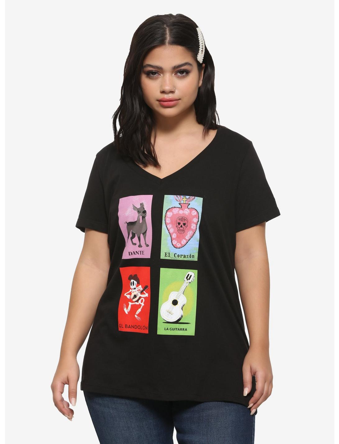 Disney Coco Loteria Cards Girls T-Shirt Plus Size, MULTI, hi-res