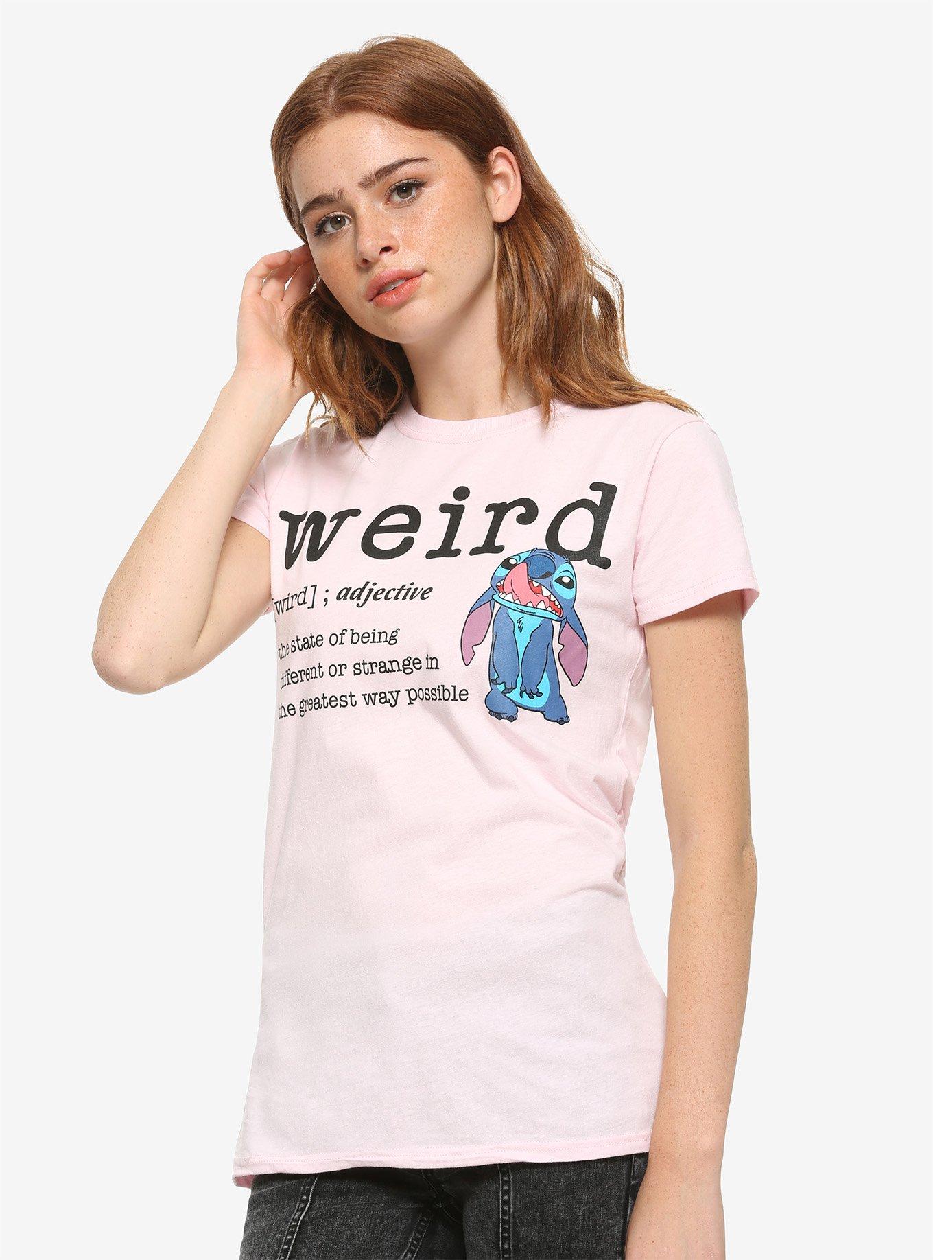 Disney Lilo & Stitch Definition Of Weird Girls T-Shirt, MULTI, hi-res