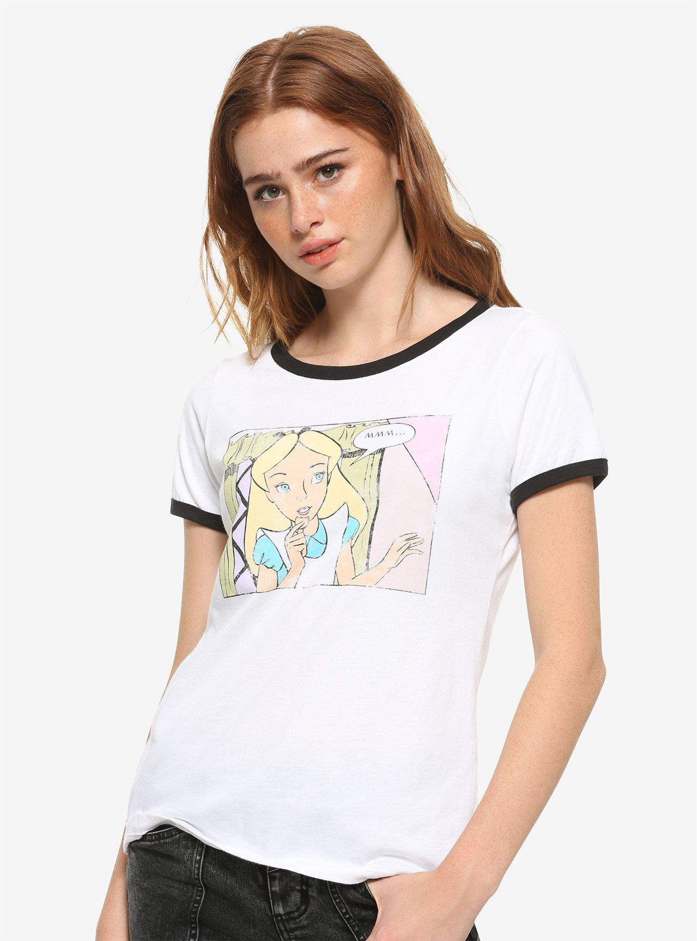 Disney Alice In Wonderland Cookie Girls Ringer T-Shirt, MULTI, hi-res