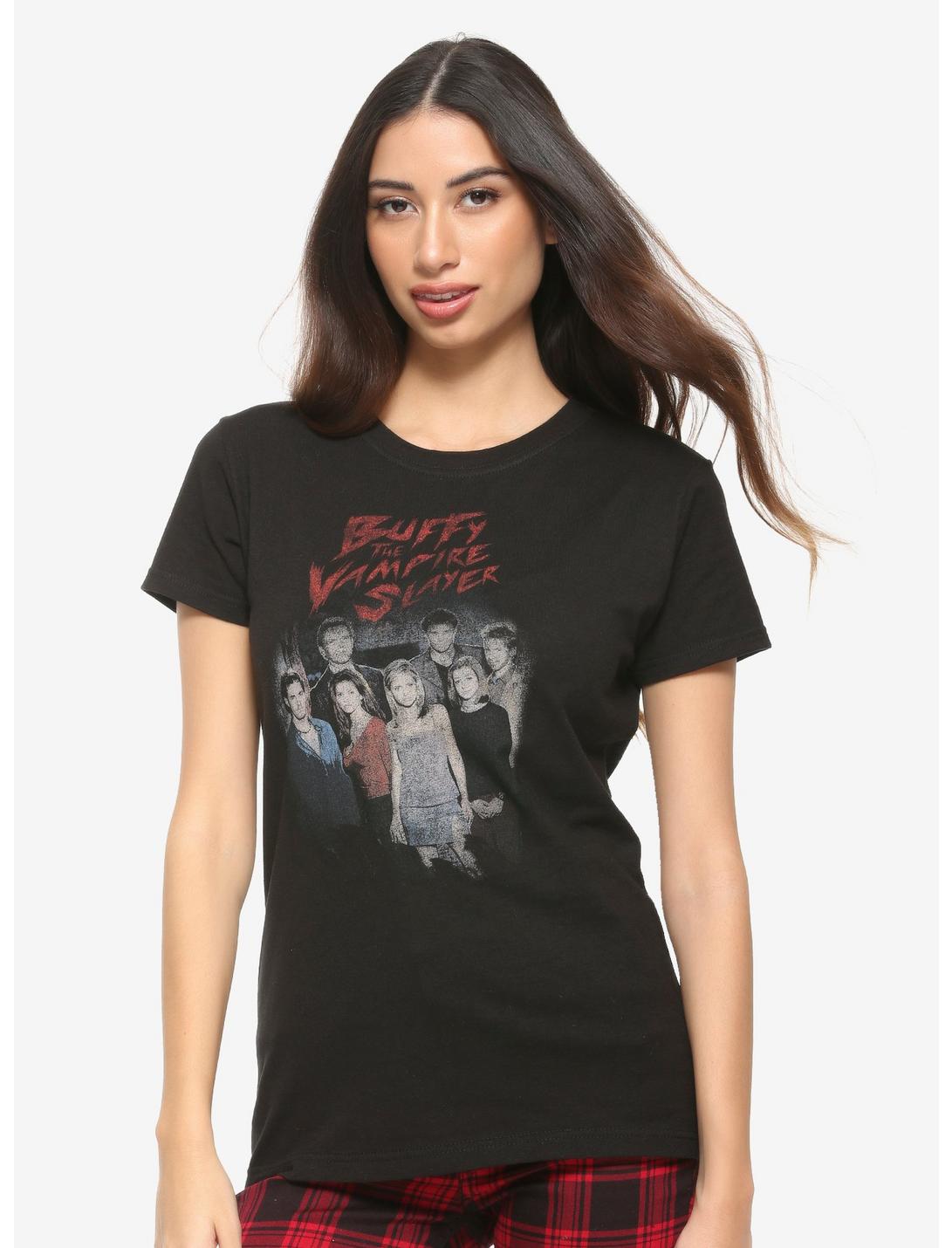 Buffy The Vampire Slayer Group Photo Girls T-Shirt, MULTI, hi-res