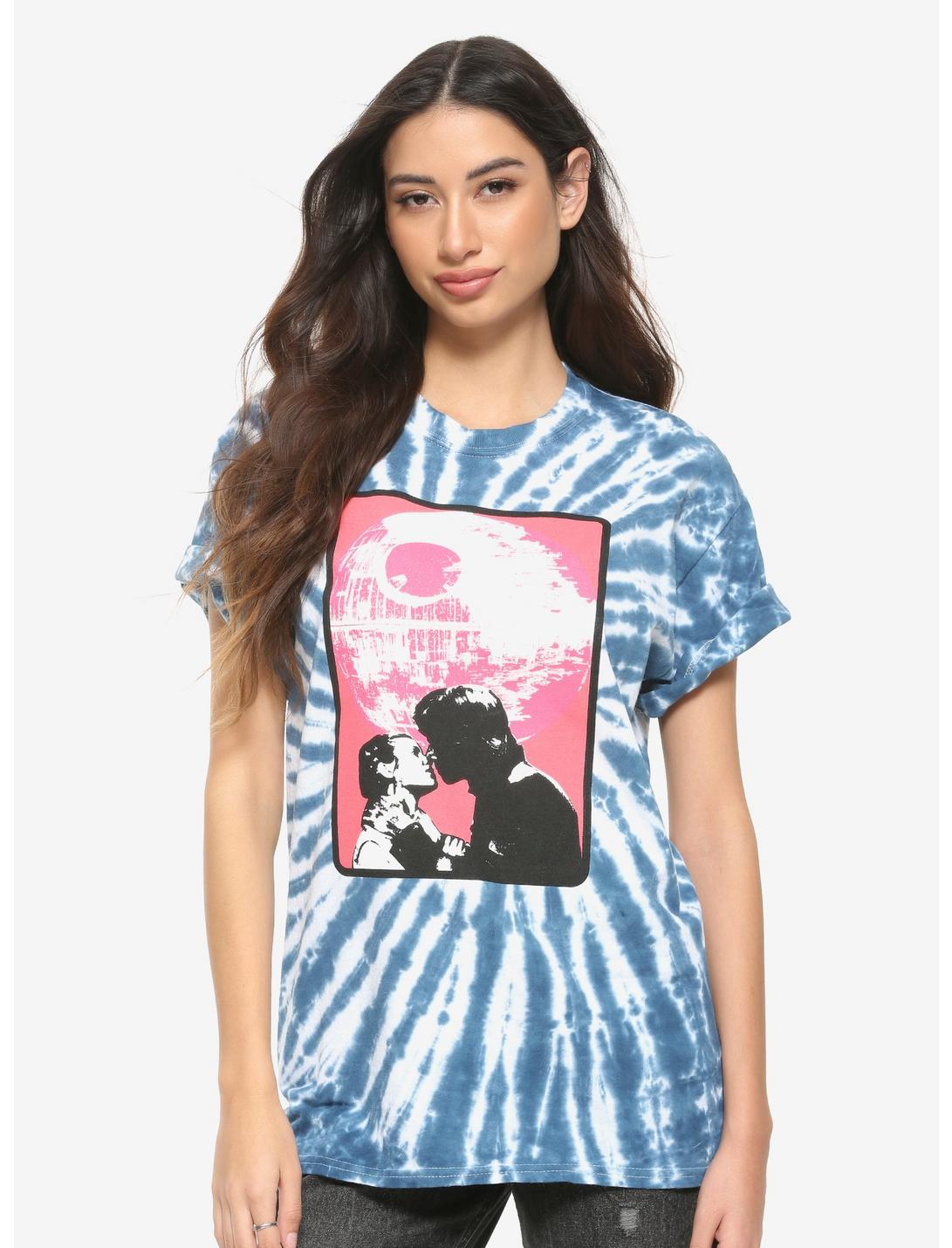 Star Wars Han & Leia Kiss Tie-Dye Girls T-Shirt, MULTI, hi-res