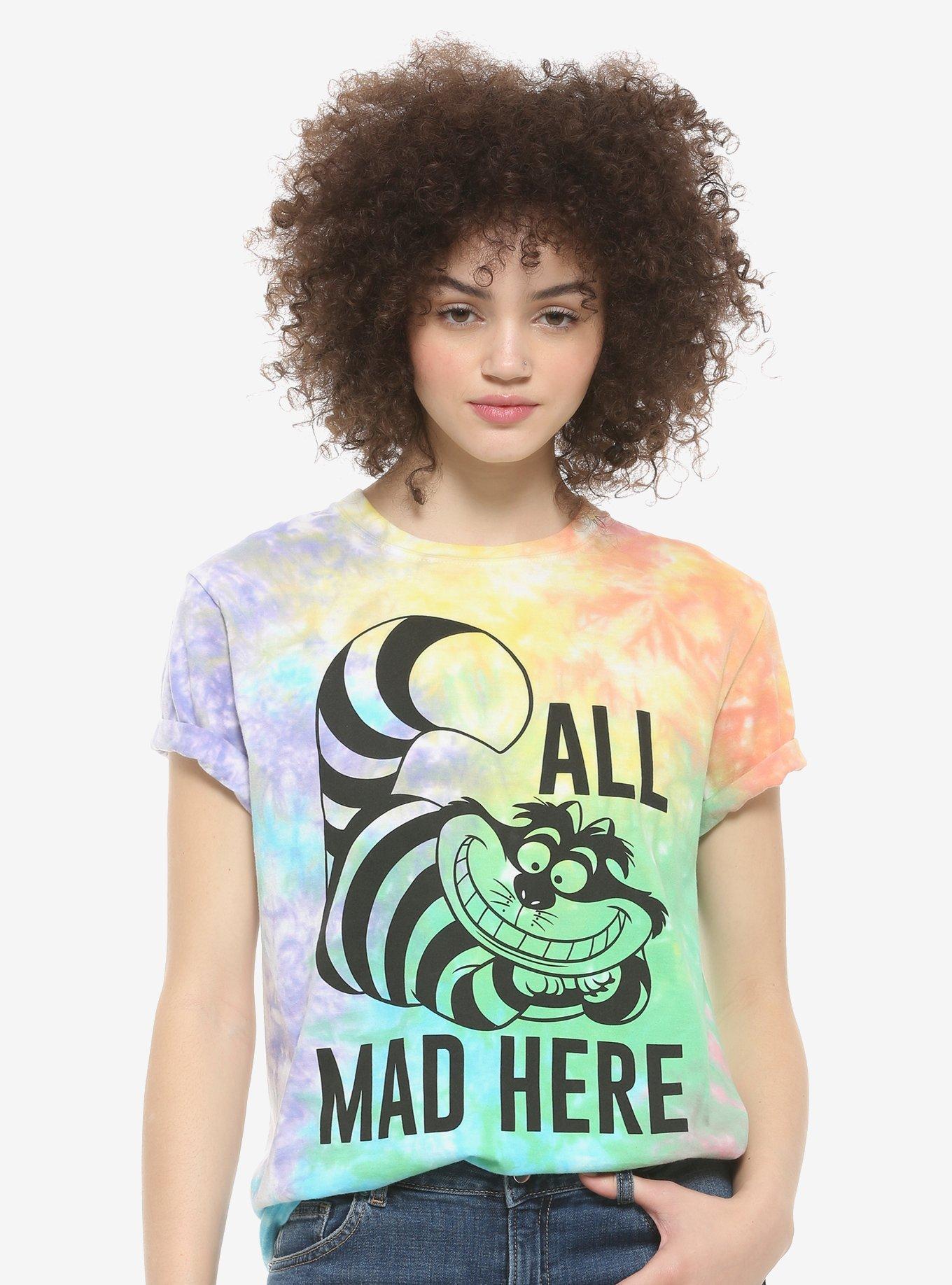 Disney Alice In Wonderland All Mad Here Tie-Dye Girls T-Shirt, MULTI, hi-res