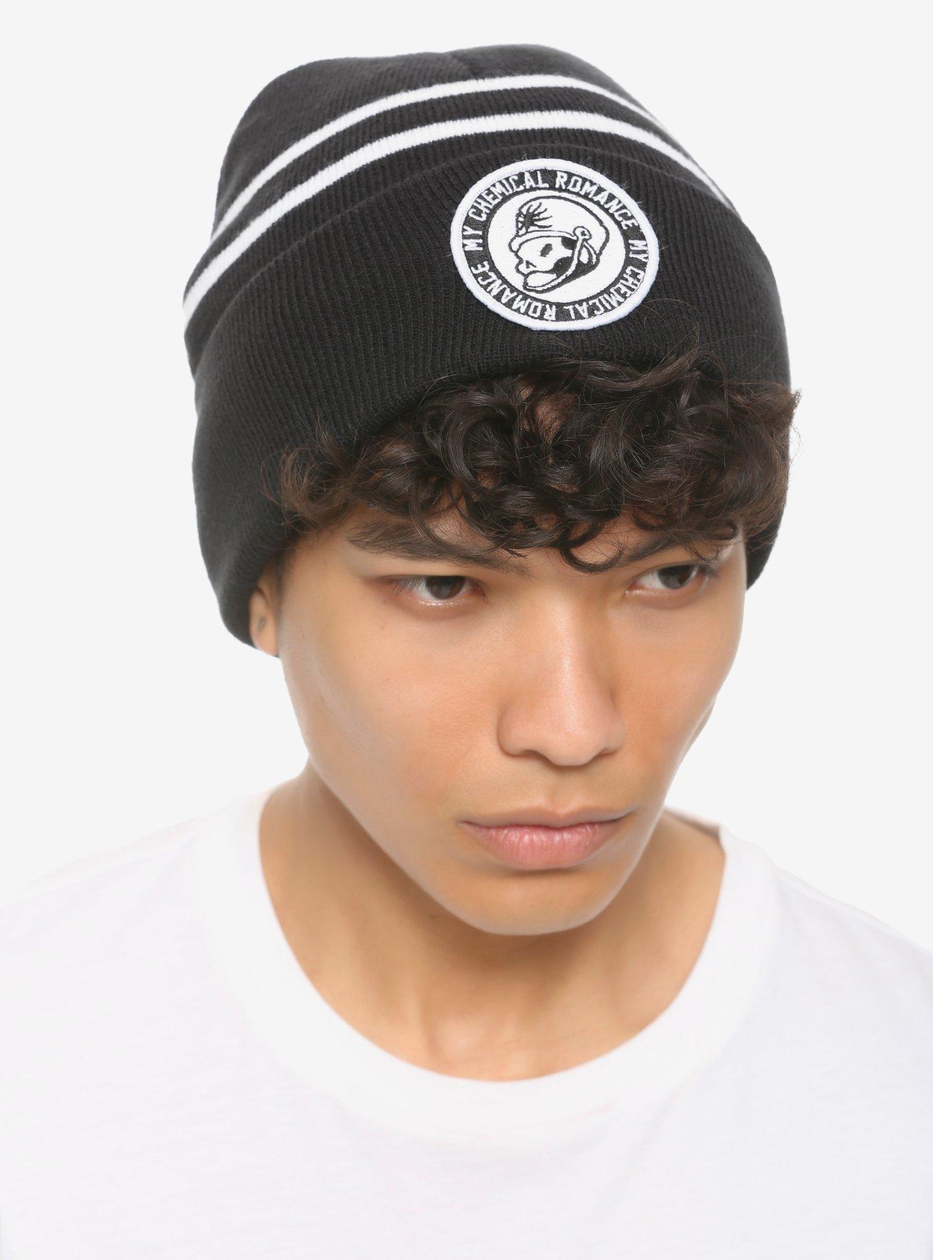 My Chemical Romance Stripe Watchman Beanie, , hi-res