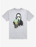 Ghost Face Ice Cream T-Shirt, GREY, hi-res