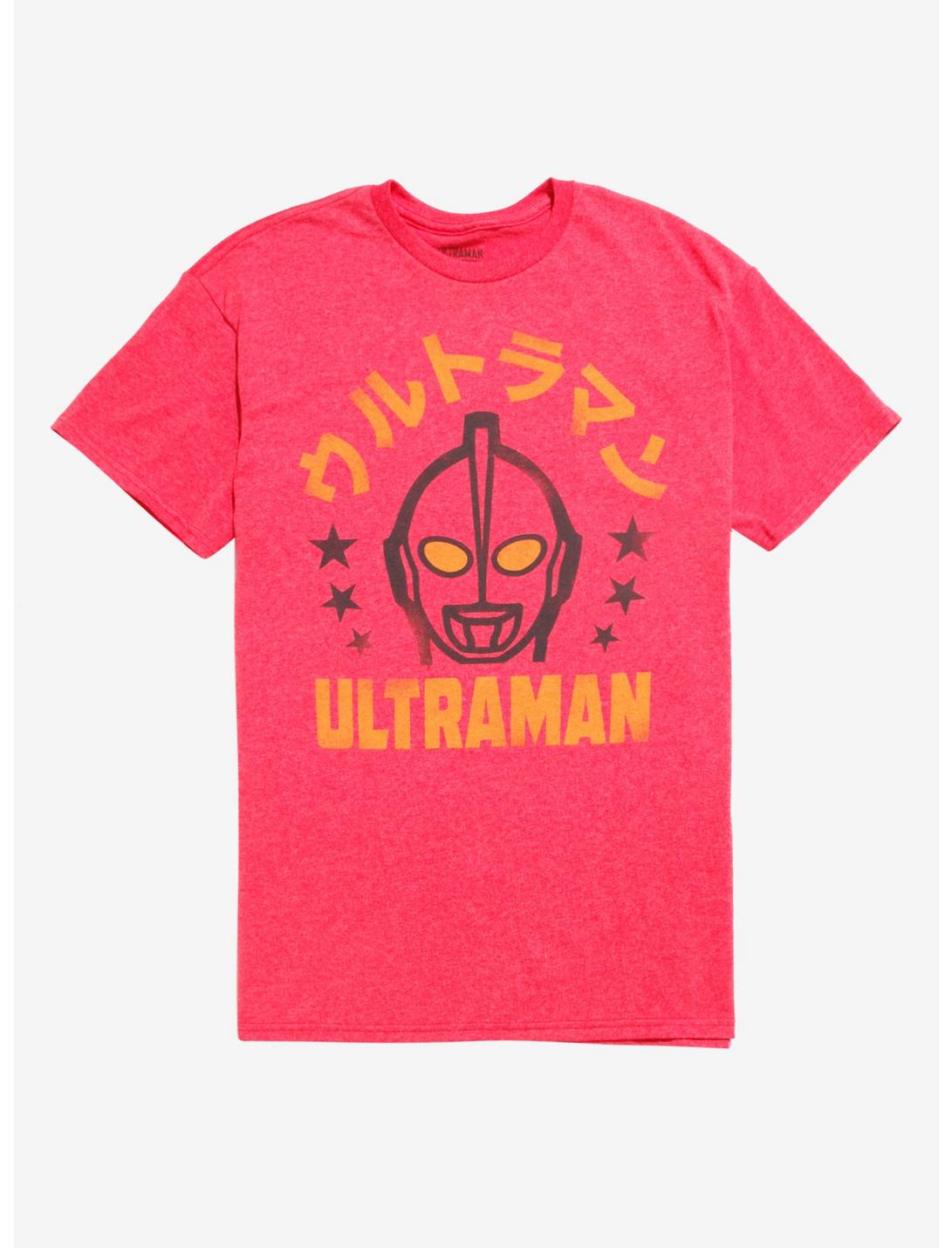 Ultraman Helmet T-Shirt, RED, hi-res