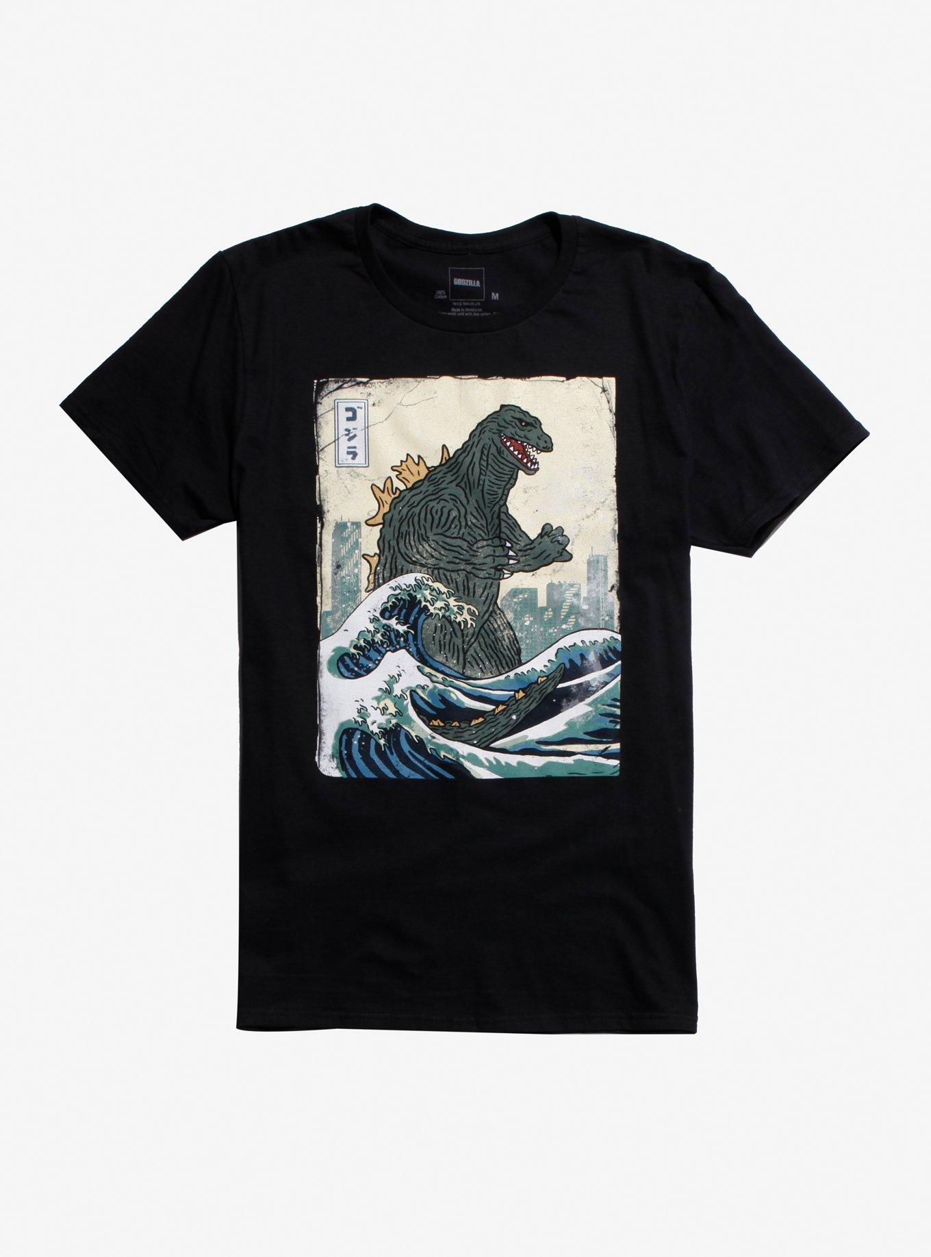 Godzilla wave 2025 t shirt