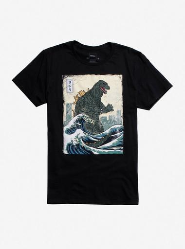 Godzilla Wave T-Shirt Hot Topic