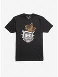 Rick And Morty King Of S#it T-Shirt, BLACK, hi-res