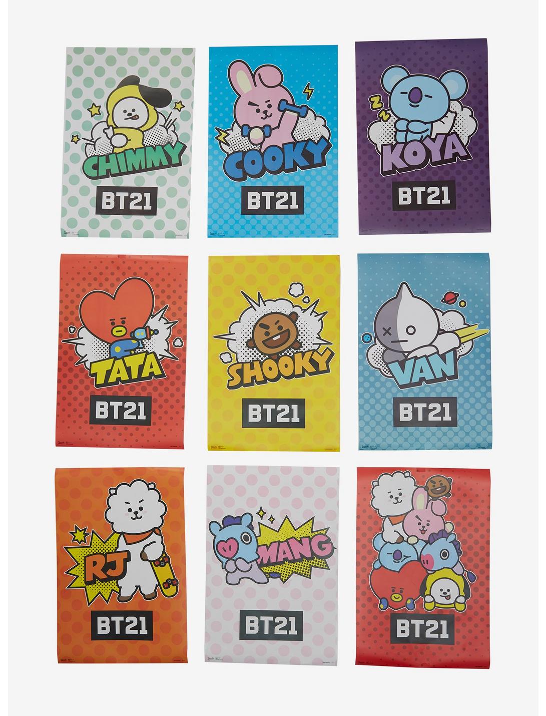 BT21 Characters Series 1 Blind Box Mystery Poster, , hi-res