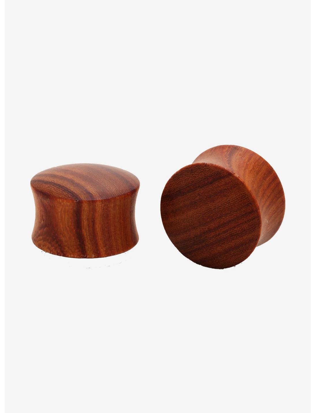 Bloodwood Double Flare Plug 2 Pack, BROWN, hi-res