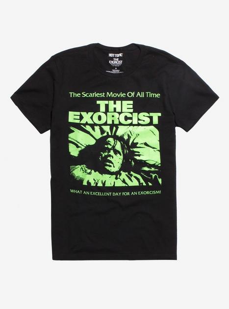 The Exorcist Neon Green Print T-Shirt | Hot Topic
