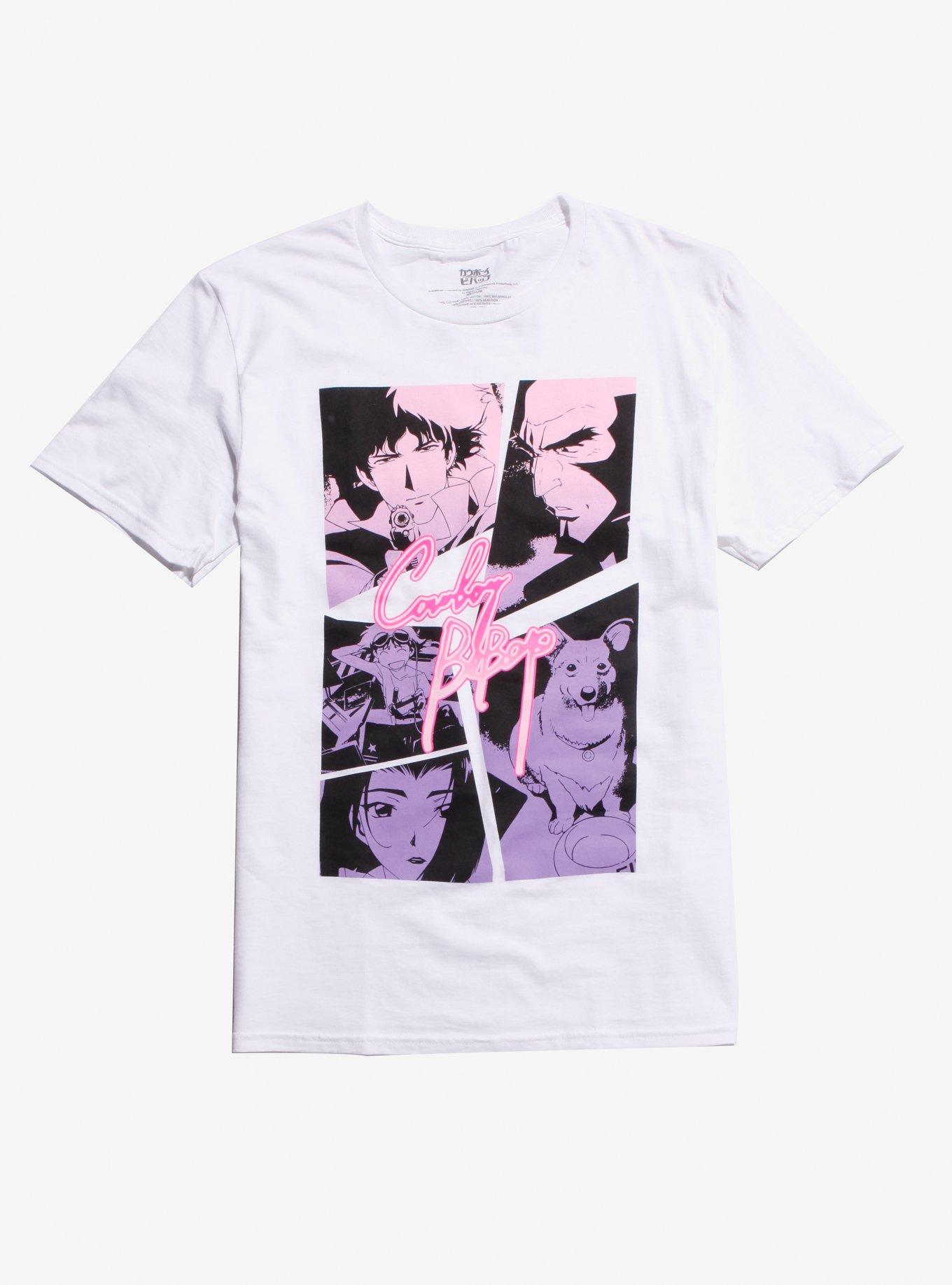 Cowboy Bebop Pastel Panels T-Shirt, MULTI, hi-res