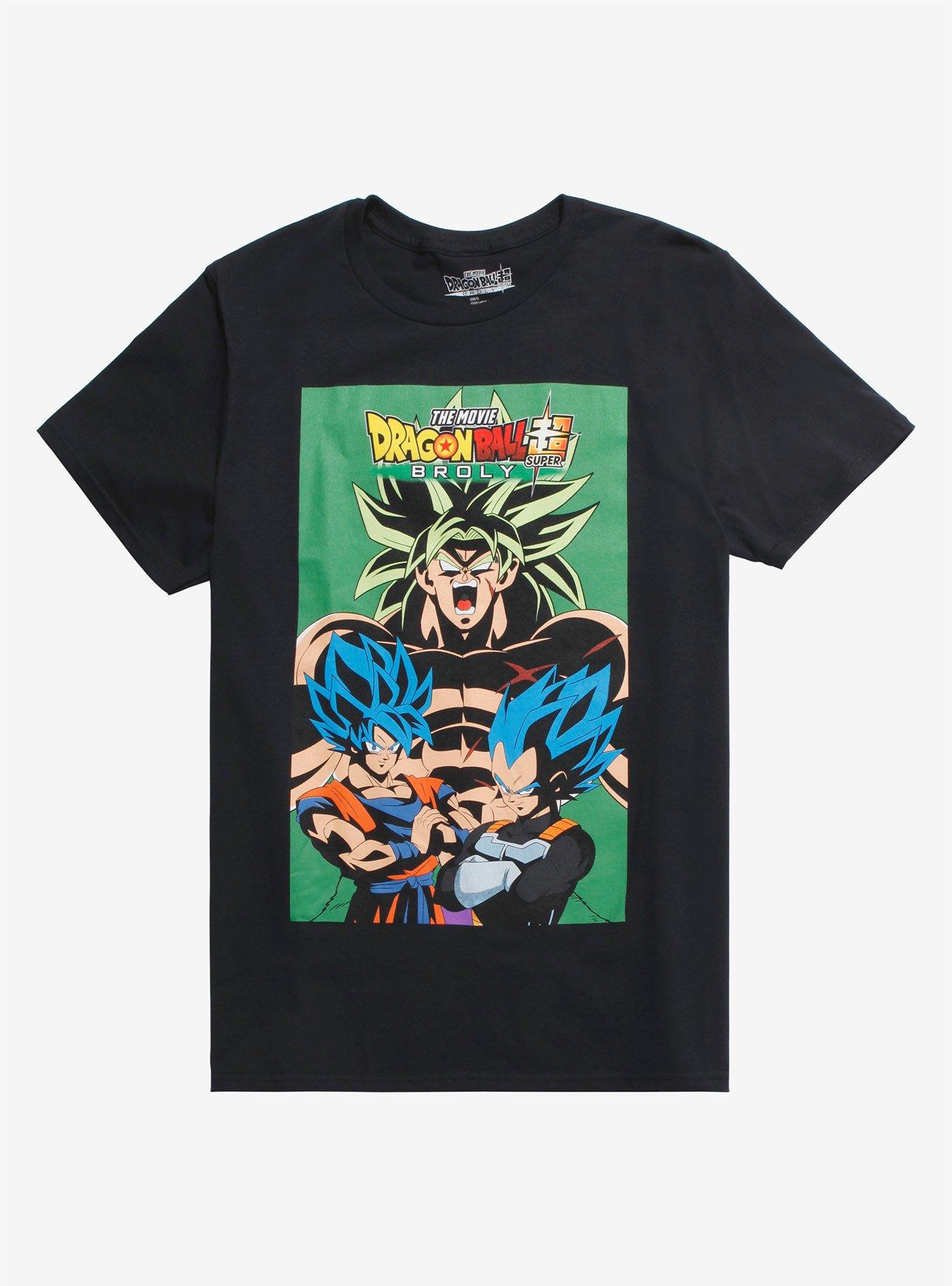 Dragon Ball Super: Broly Poster T-Shirt, MULTI, hi-res