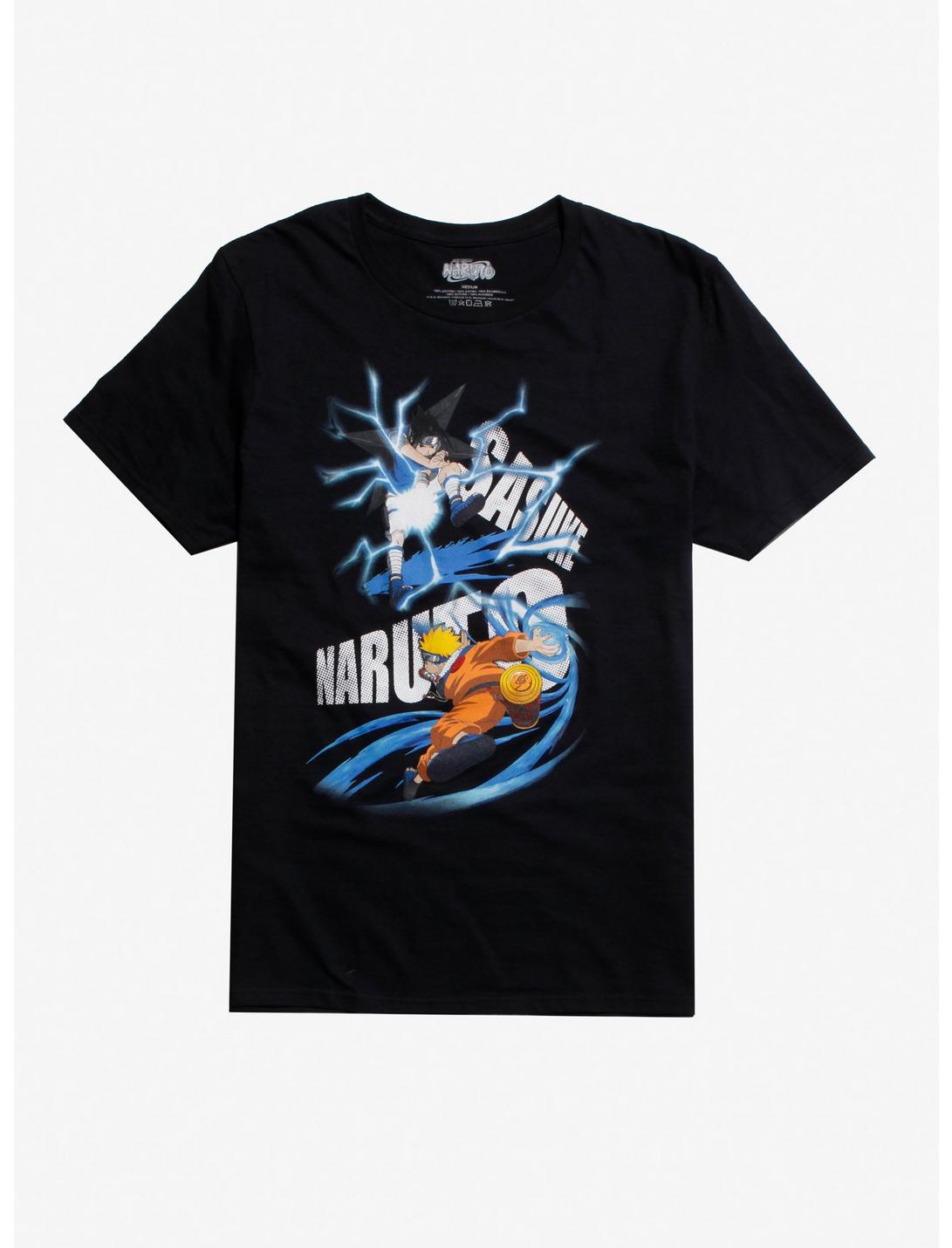 Naruto Shippuden Naruto & Sasuke Powers T-Shirt, MULTI, hi-res
