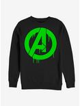 Marvel Avengers Oozing Avengers Sweatshirt, BLACK, hi-res
