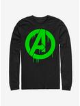 Marvel Avengers Oozing Avengers Long-Sleeve T-Shirt, BLACK, hi-res