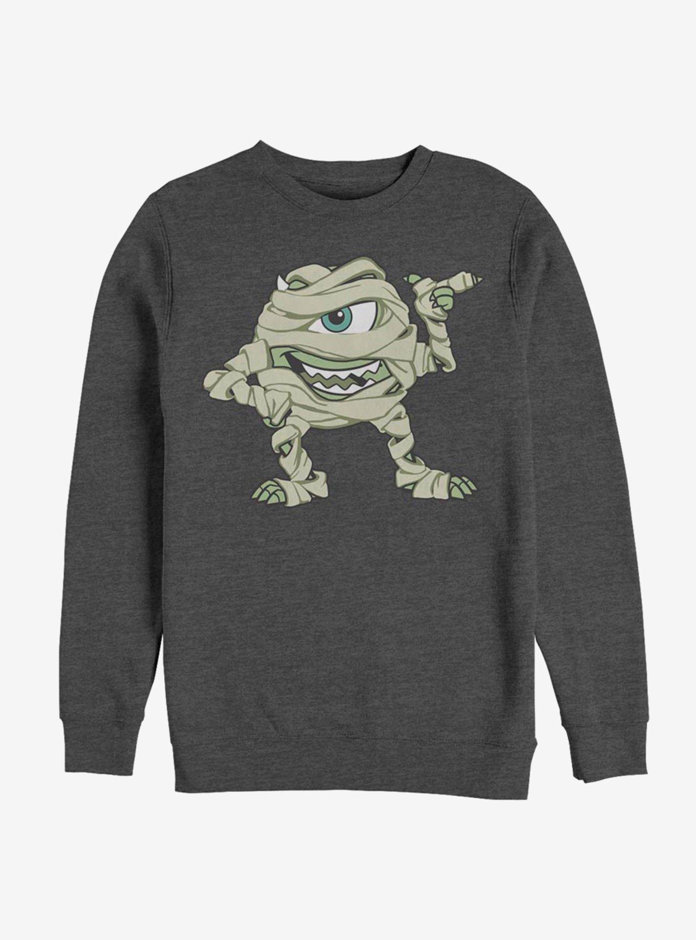 Disney Pixar Monsters University Mummy Mike Sweatshirt, CHAR HTR, hi-res